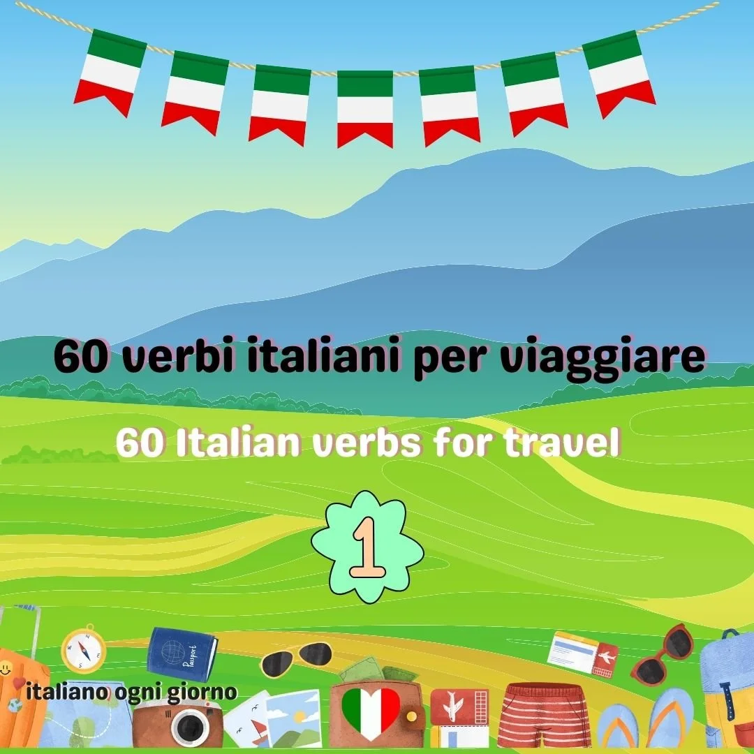 60 verbi italiani per viaggiare  #1