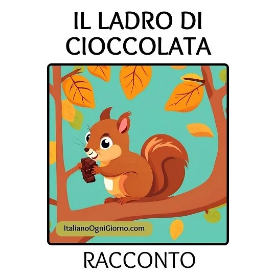 Racconto breve italiano: Il ladro di cioccolata