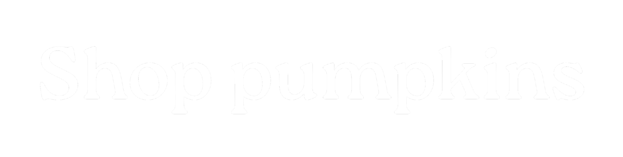 Text that says "Stop pumpkins" in white letters on a black background.
