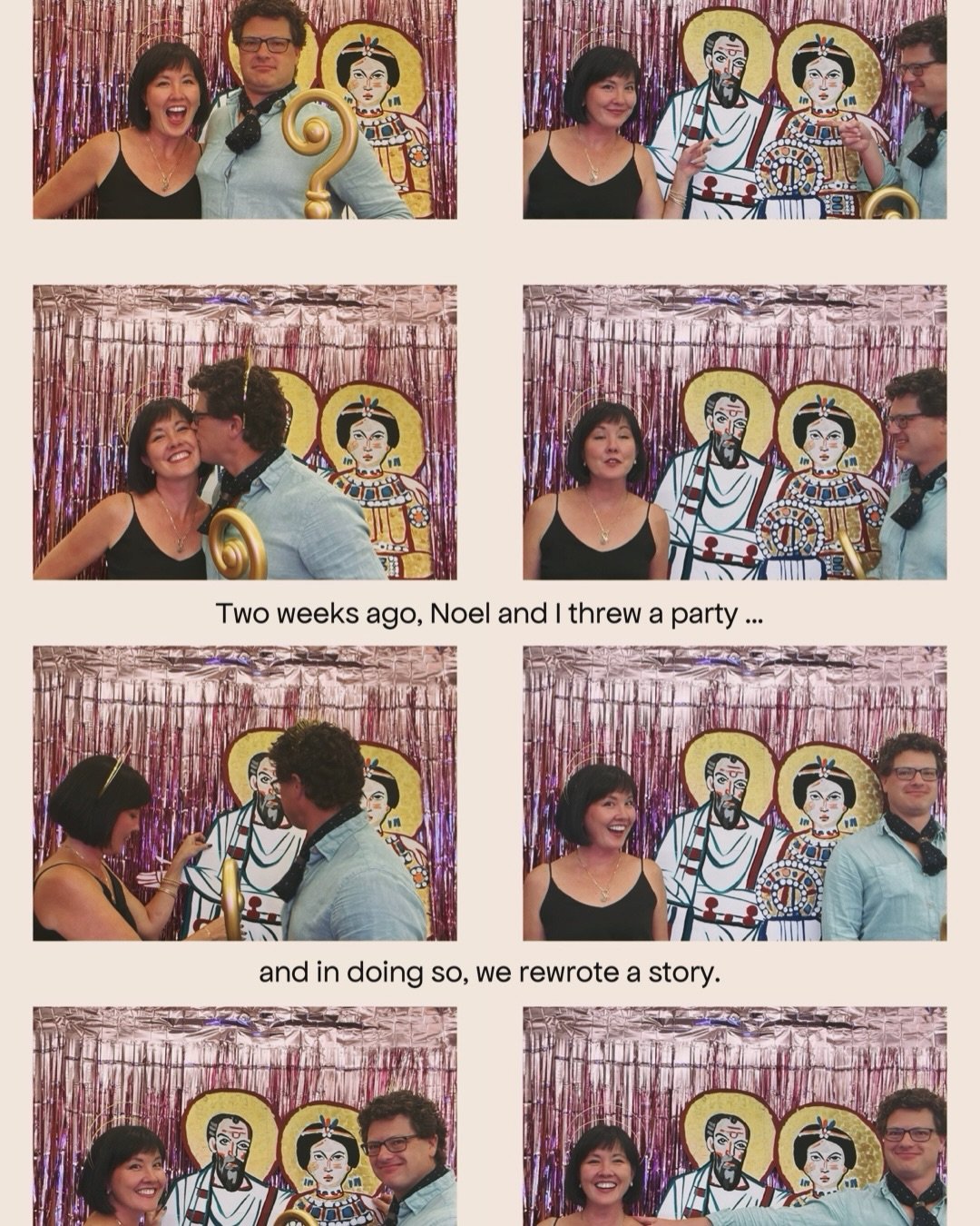 Two weeks ago @noelweichbrodt and I threw a party&hellip;and in doing so, we rewrote a story.