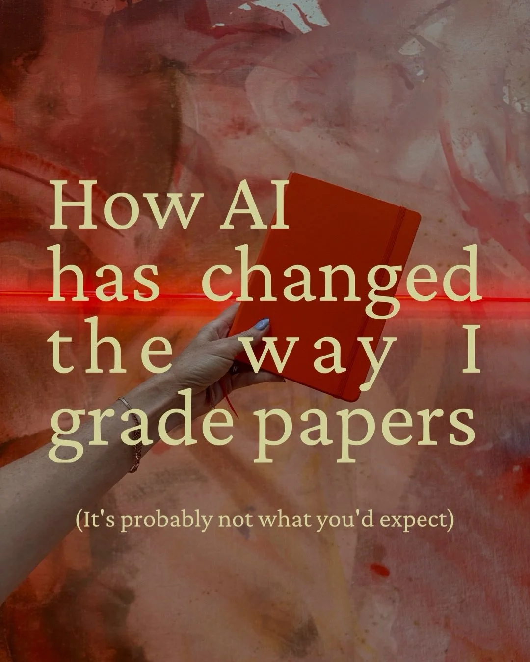 The higher ed crisis over AI has made me more grateful for every human-written paper I receive. It&rsquo;s also clarified what I think I&rsquo;m doing when I&rsquo;m grading those papers. Read more at The Loving Look, link in bio.

#highereducation #