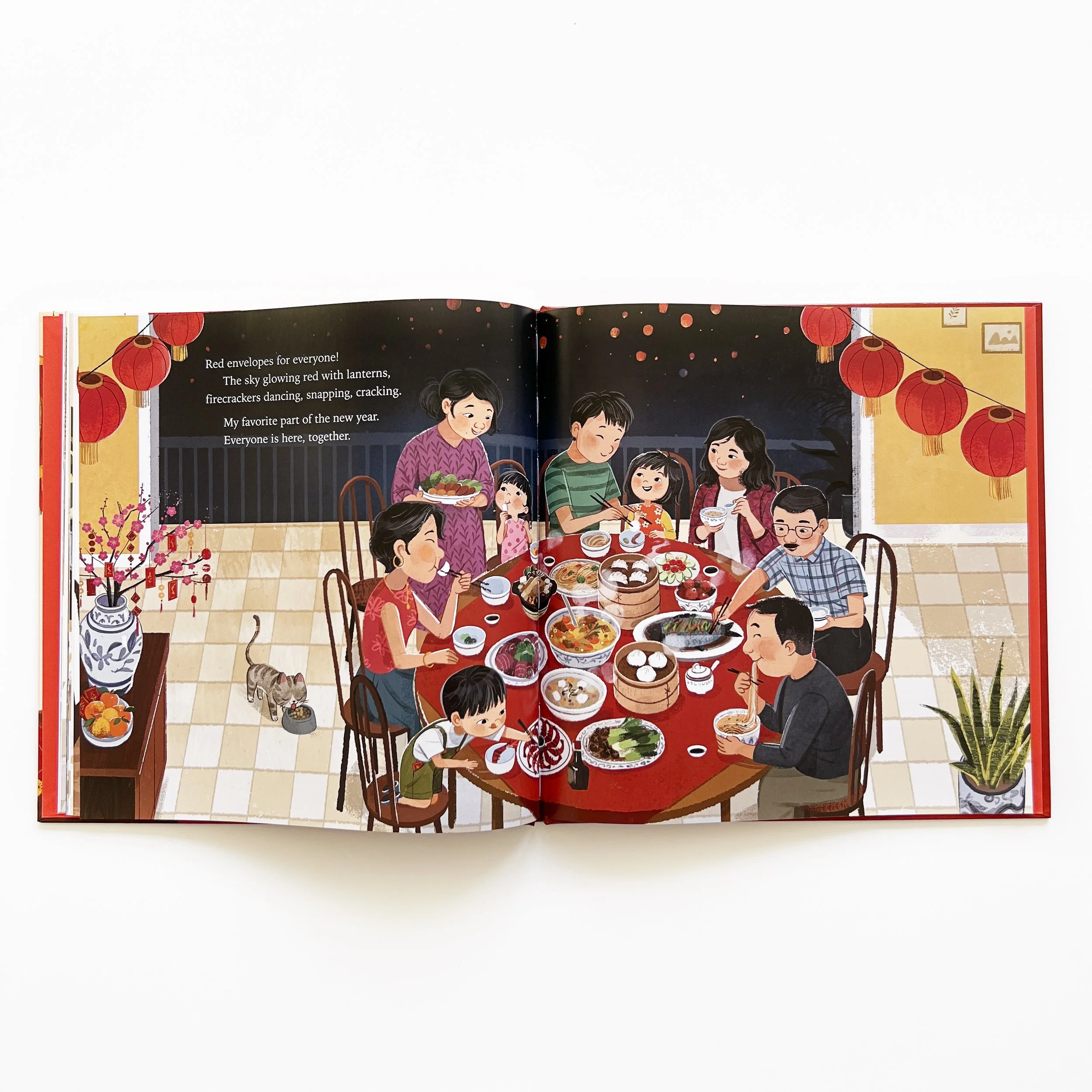 A kids’ book about Chinese new year and lunar new year.