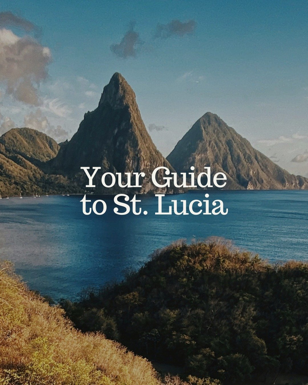 Still dreaming of a holiday or winter getaway? St. Lucia is the answer!

⛰️🏝️St. Lucia combines dramatic landscapes, rich Creole heritage, and laid-back coastal life into one Caribbean island. 

In the south, the UNESCO-listed Piton peaks rise steep
