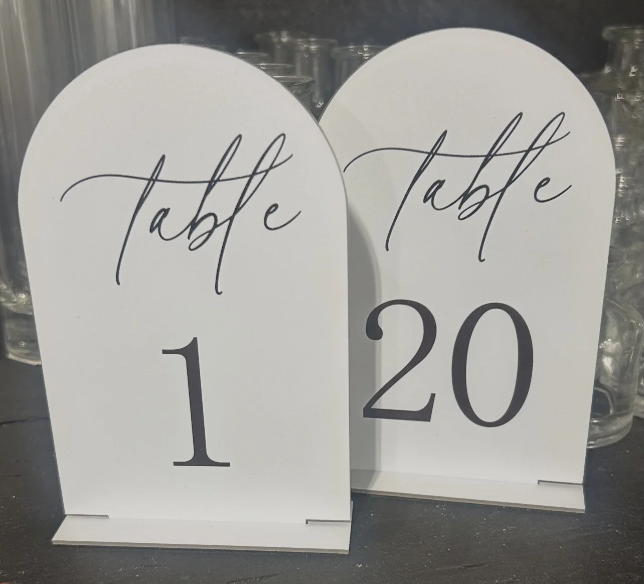 Table Numbers
