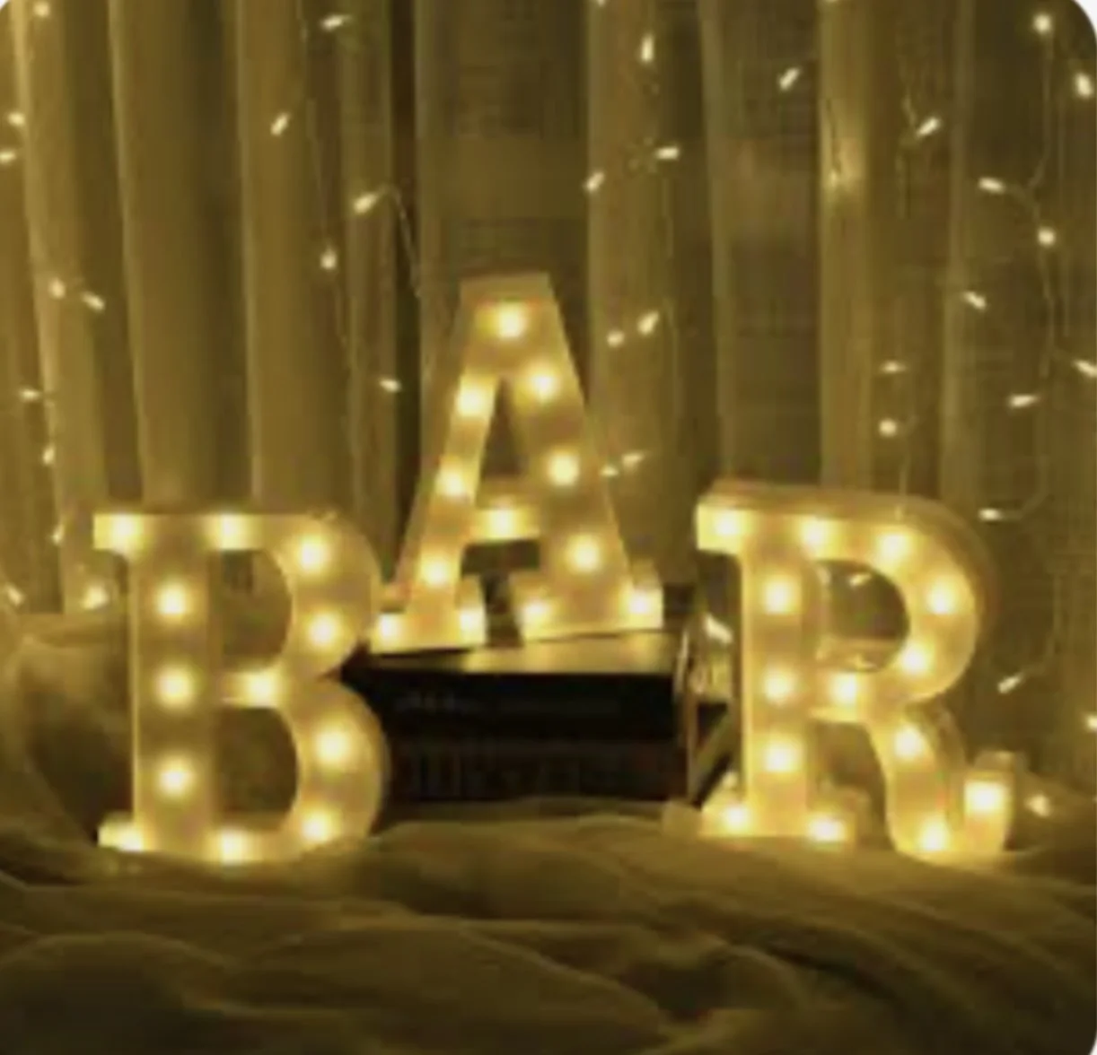 Bar Light Up Sign