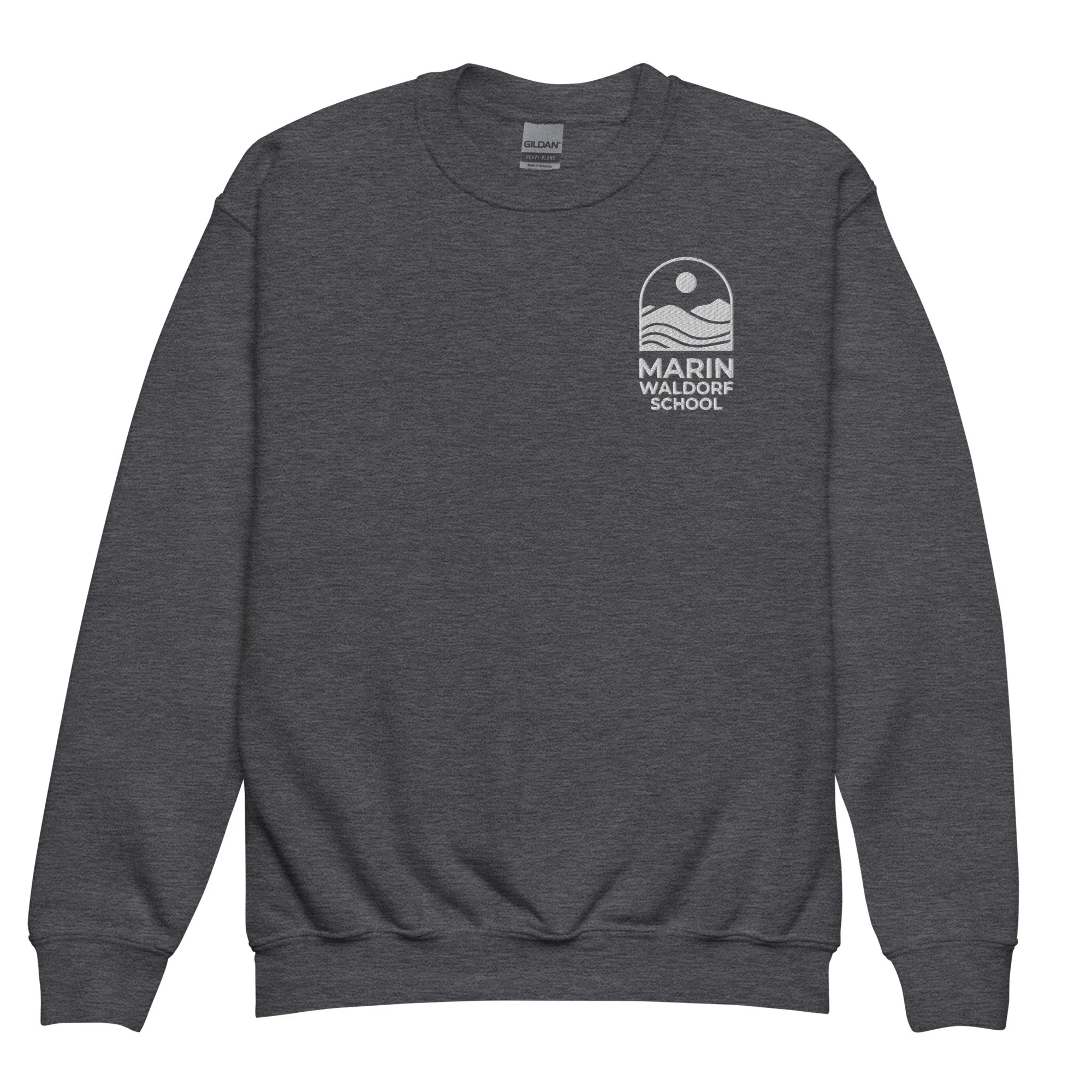 Embroidered Youth Crewneck Sweatshirt