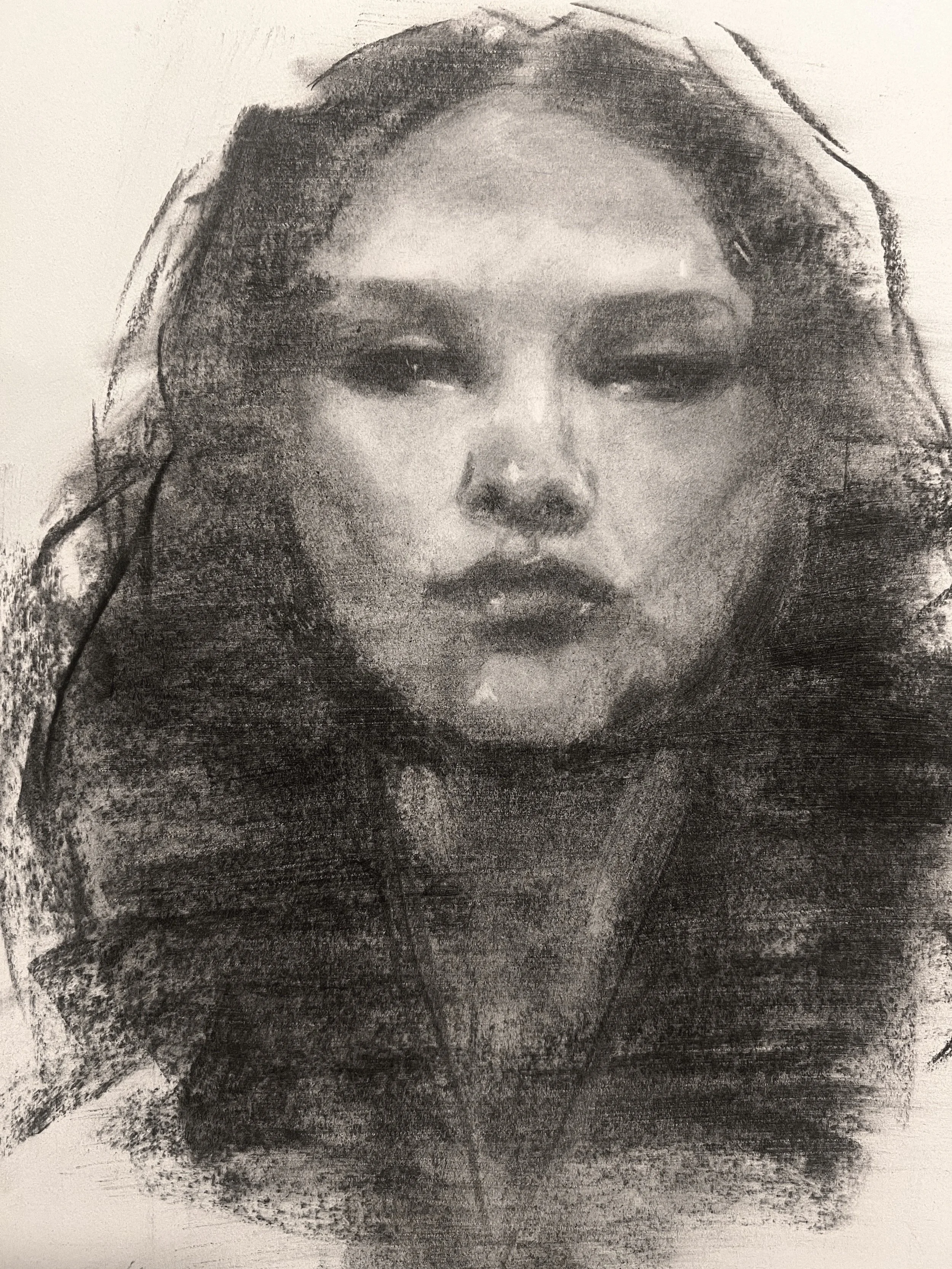 Charcoal study. NFS.