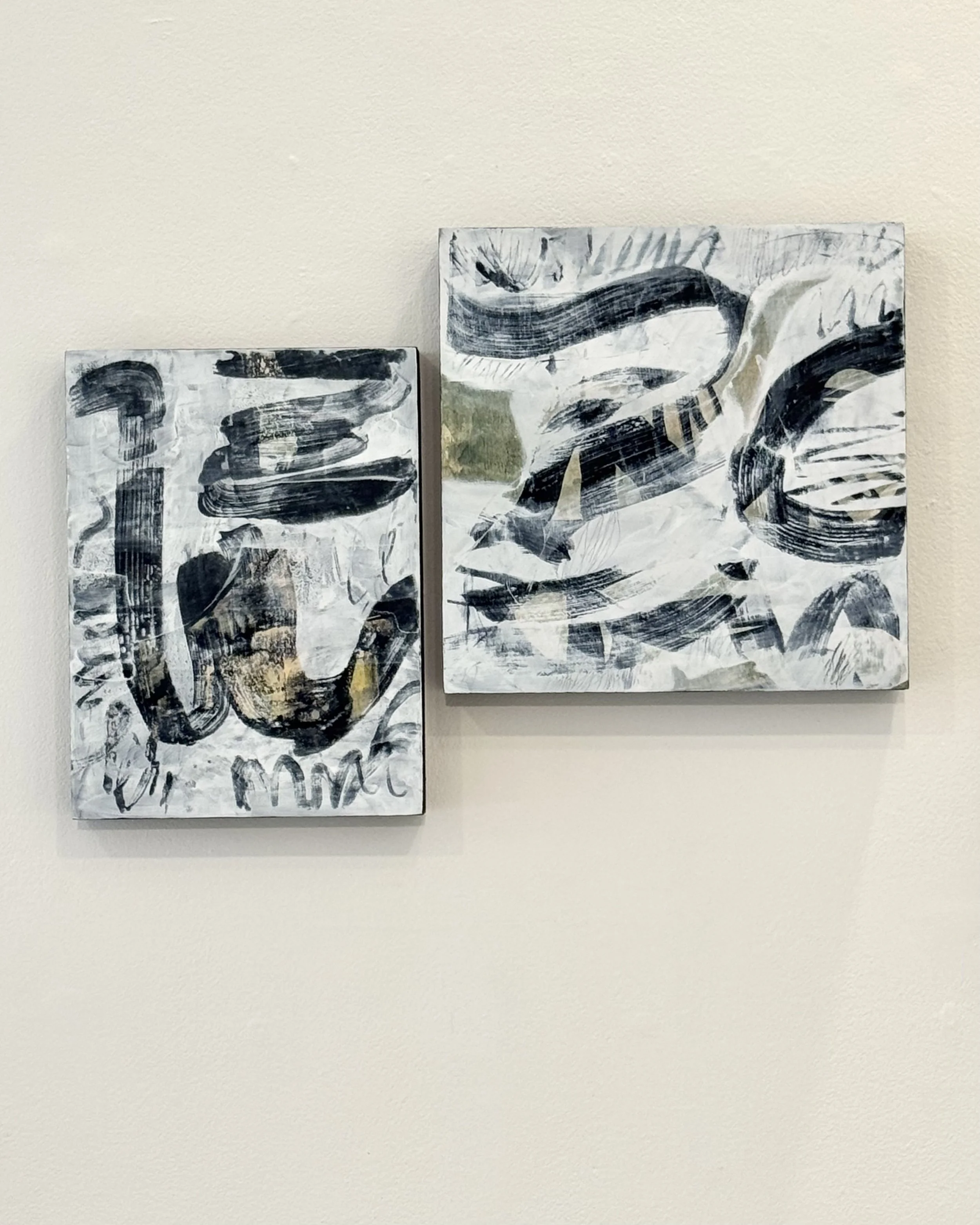 Sympoeisis - Paintings on wood panel