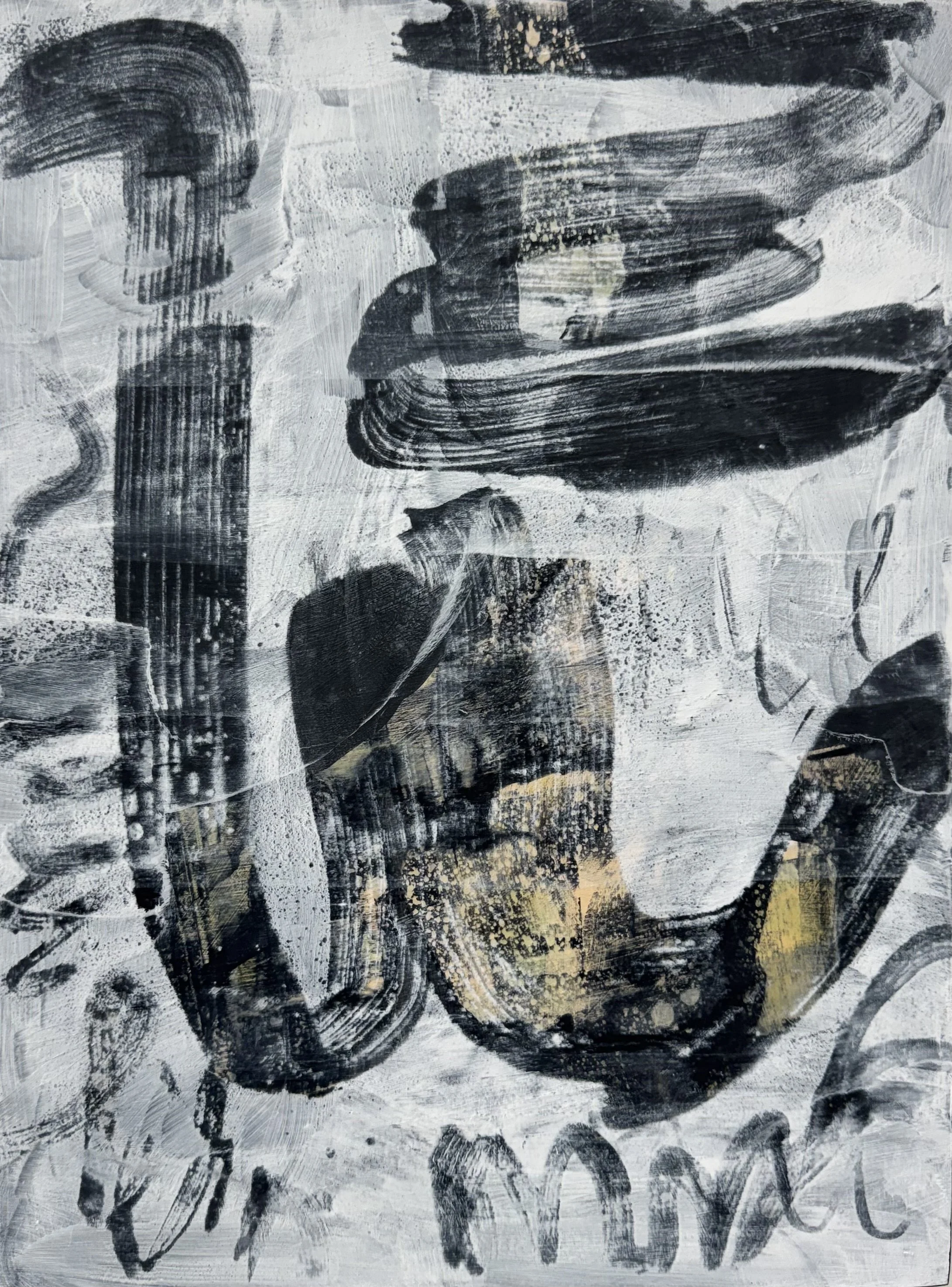 Sympoiesis - painting on wood panel