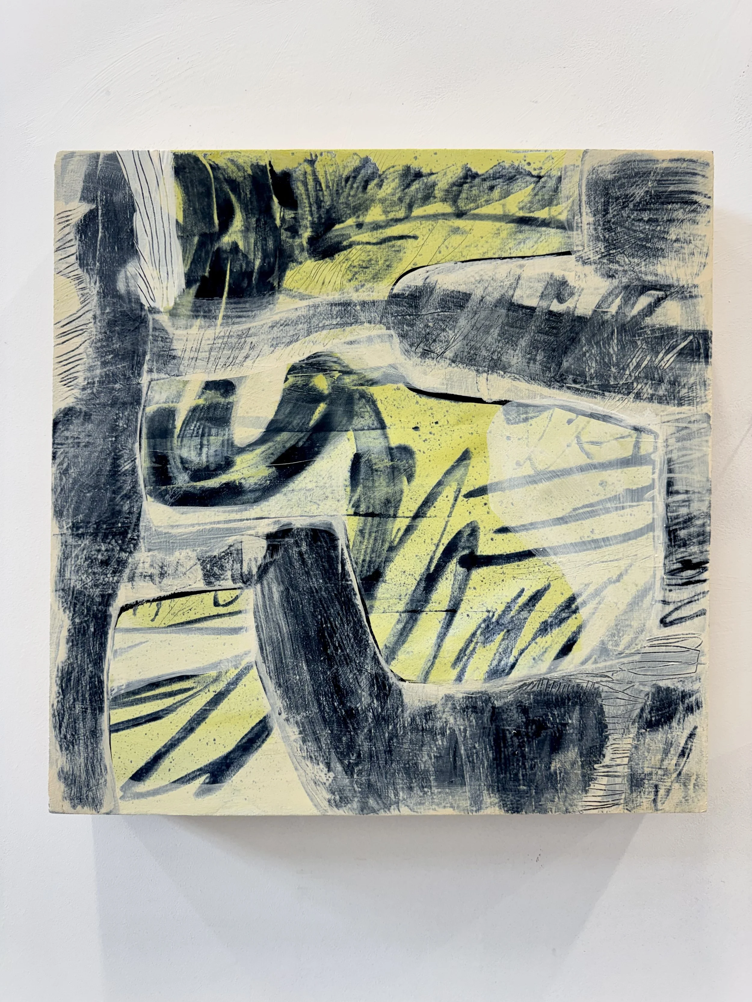 Sympoiesis - painting on wood panel