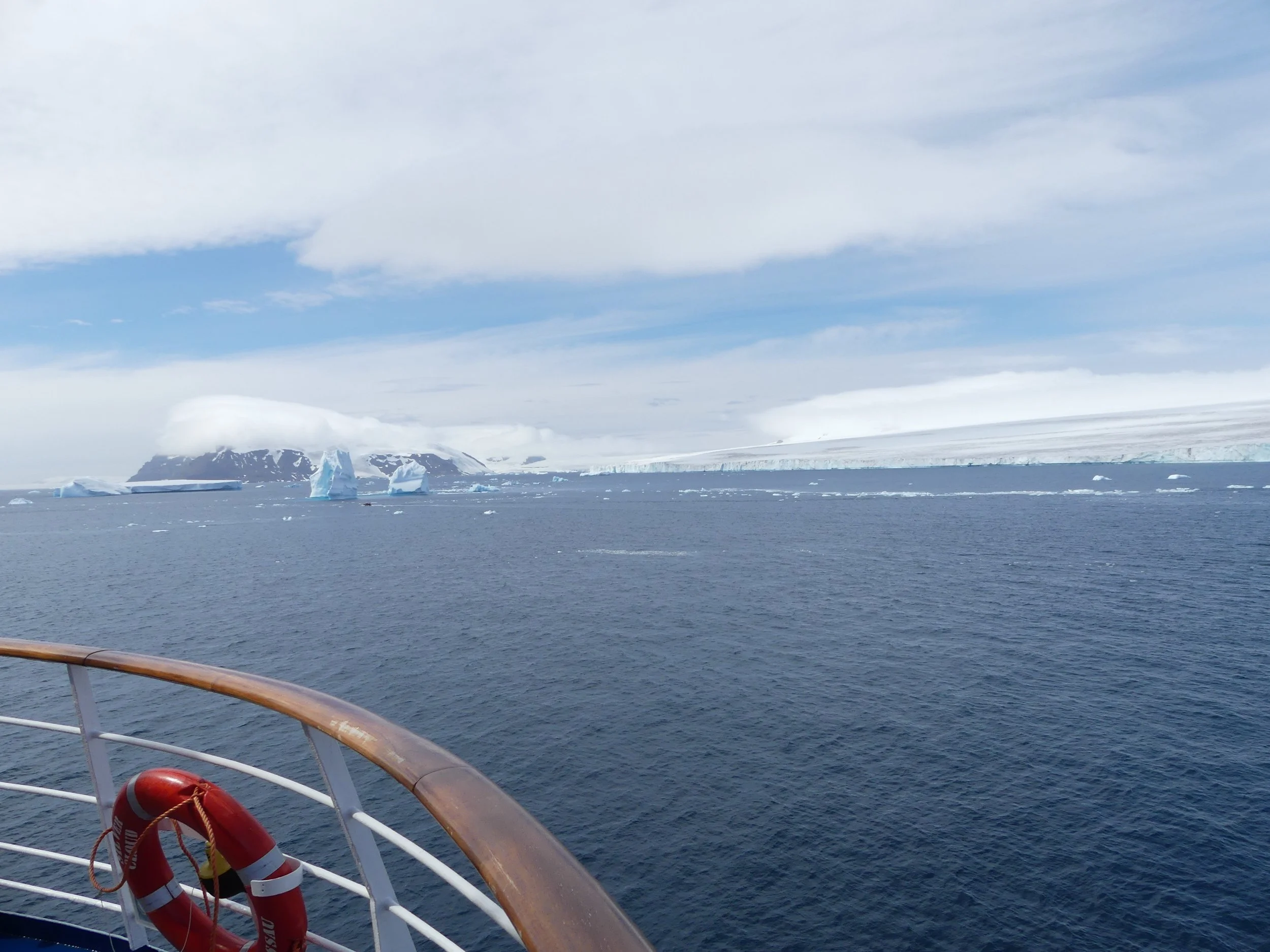 Antartica in the distance
