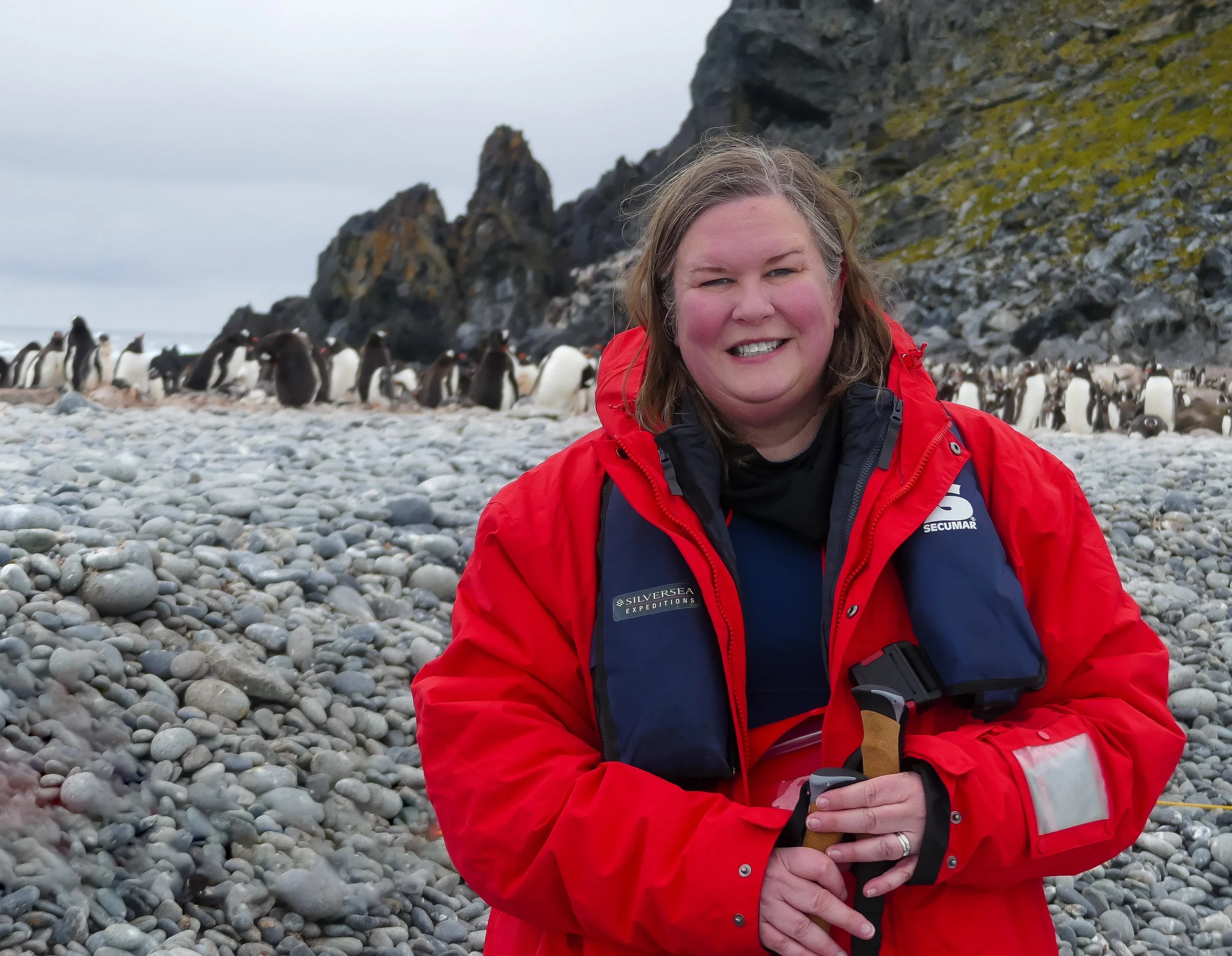 Silversea Antartica Expedition Cruise with penguins