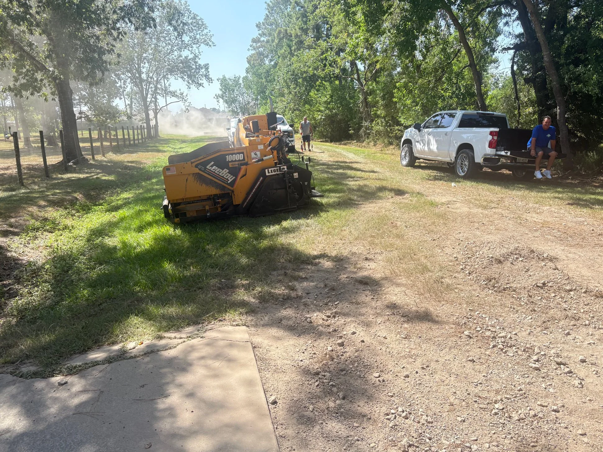 Building Ministry - Road paving project (before)