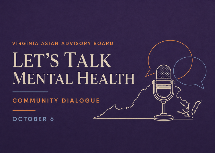 Let’s Talk Mental Health community dialogue event graphic
