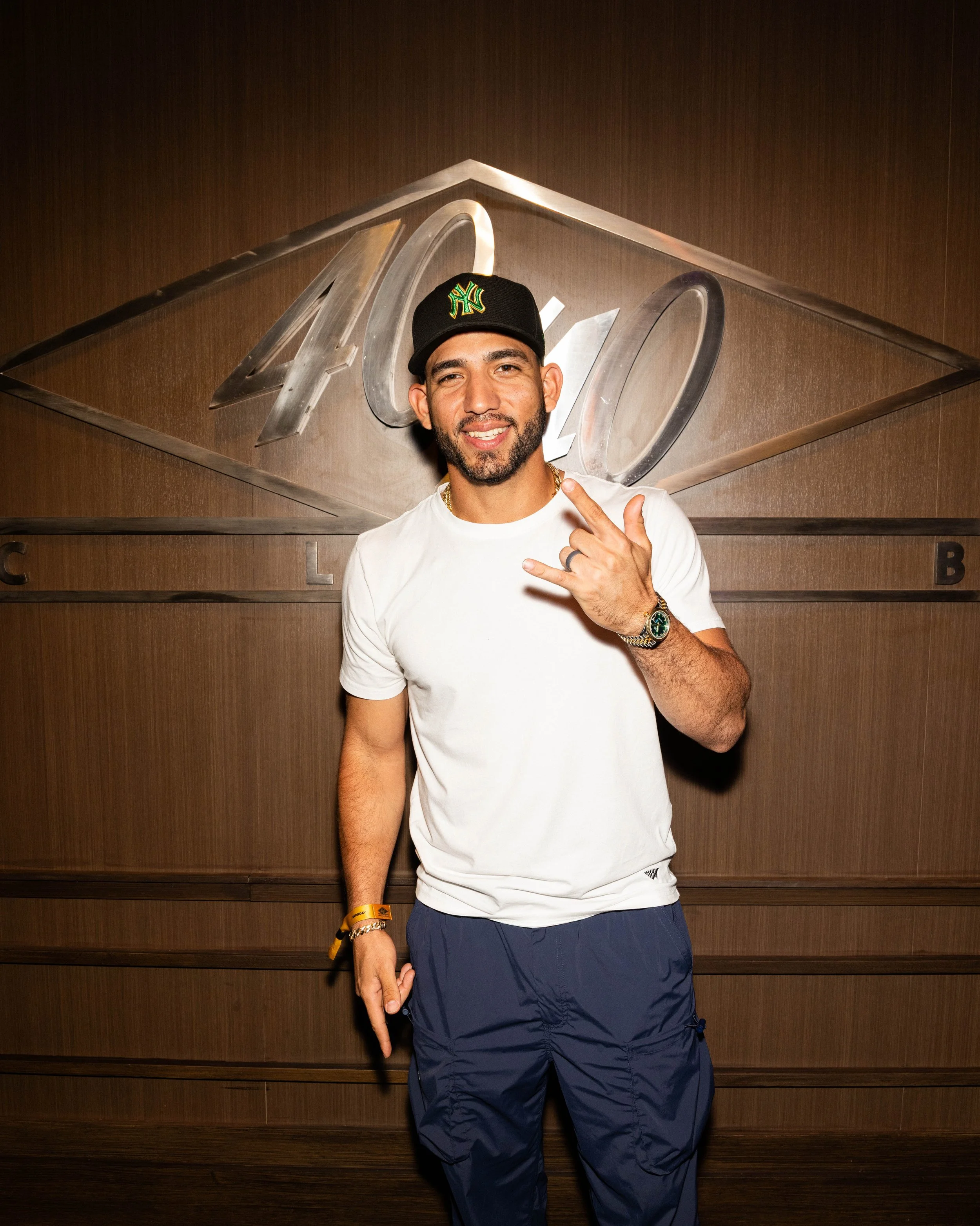 José Caballero at The 40/40 Club at Fanatics Fest 2026
