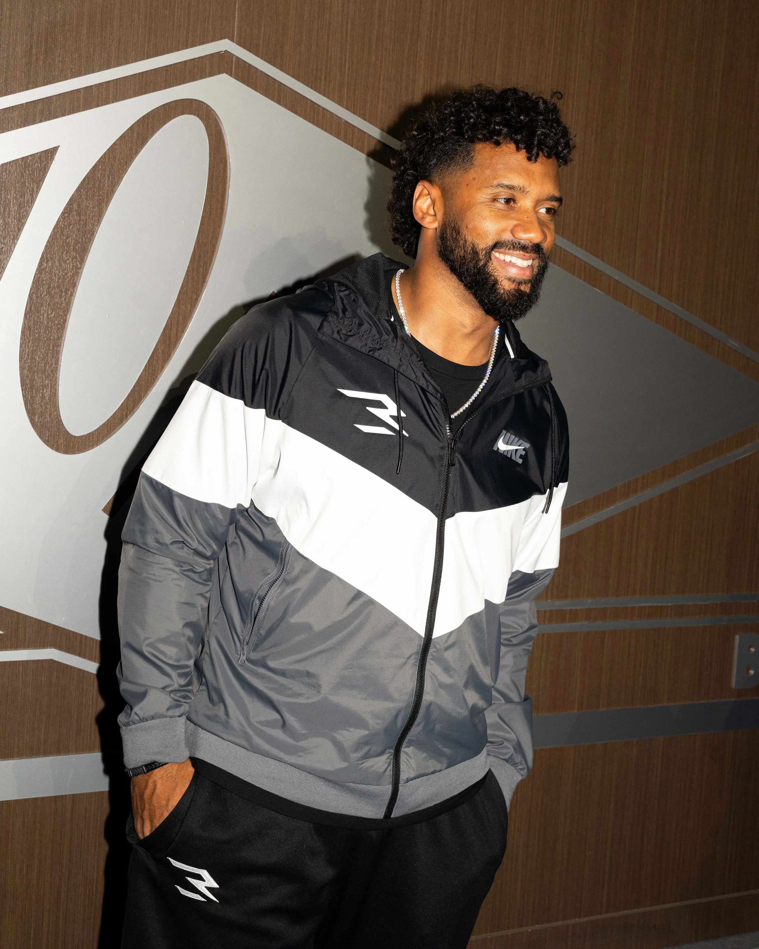 Russell Wilson at The 40/40 Club at Fanatics Fest