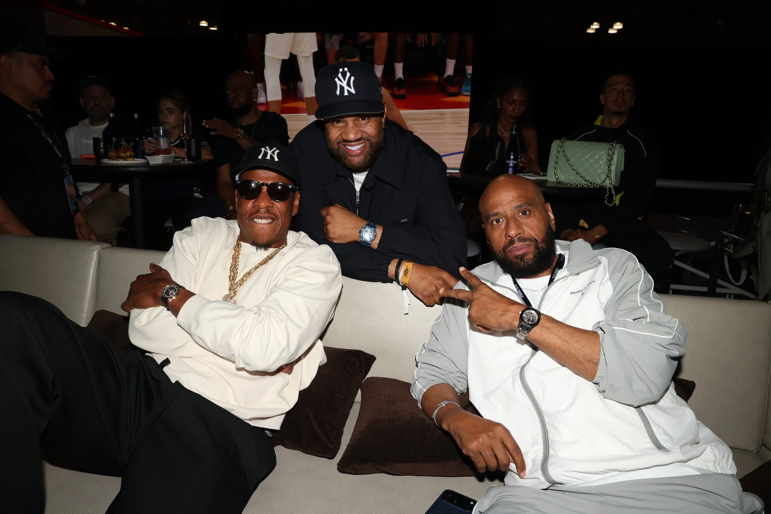 JAŸ-Z, Lenny S., and Juan "OG" Perez at The 40/40 Club at Fanatics Fest 2026