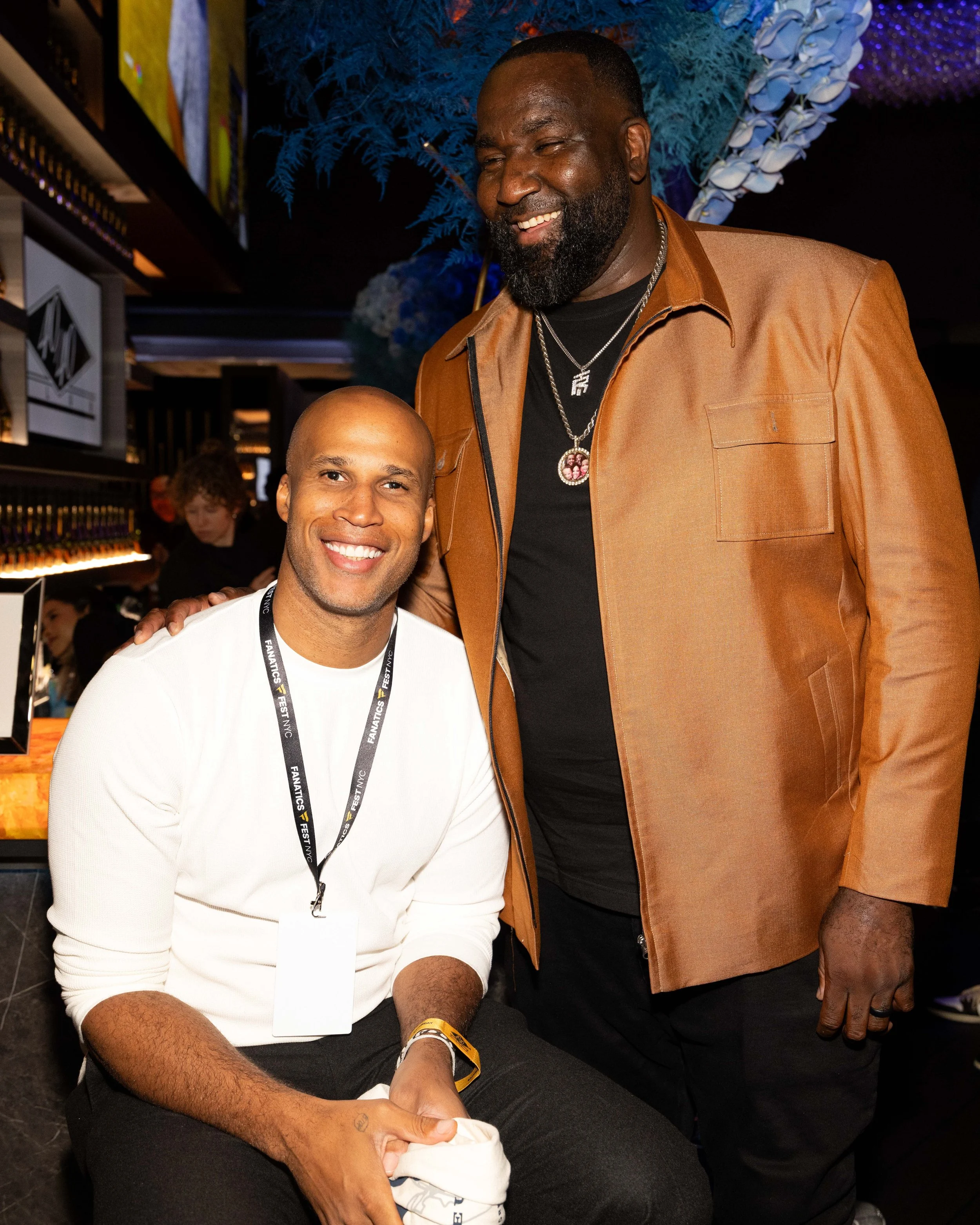 Richard Jefferson and Kendrick Perkins at The 40/40 Club at Fanatics Fest 2026