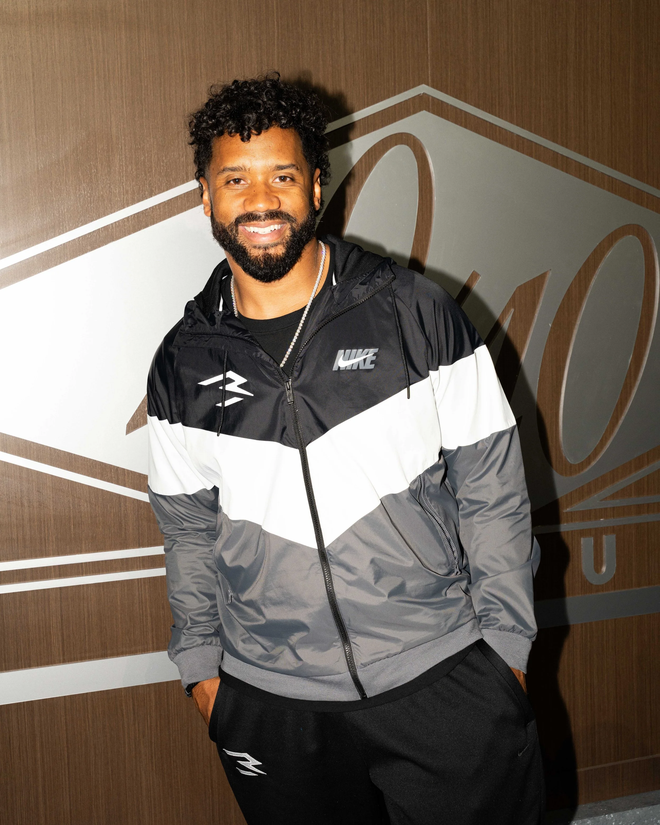 Russell Wilson at The 40/40 Club at Fanatics Fest 