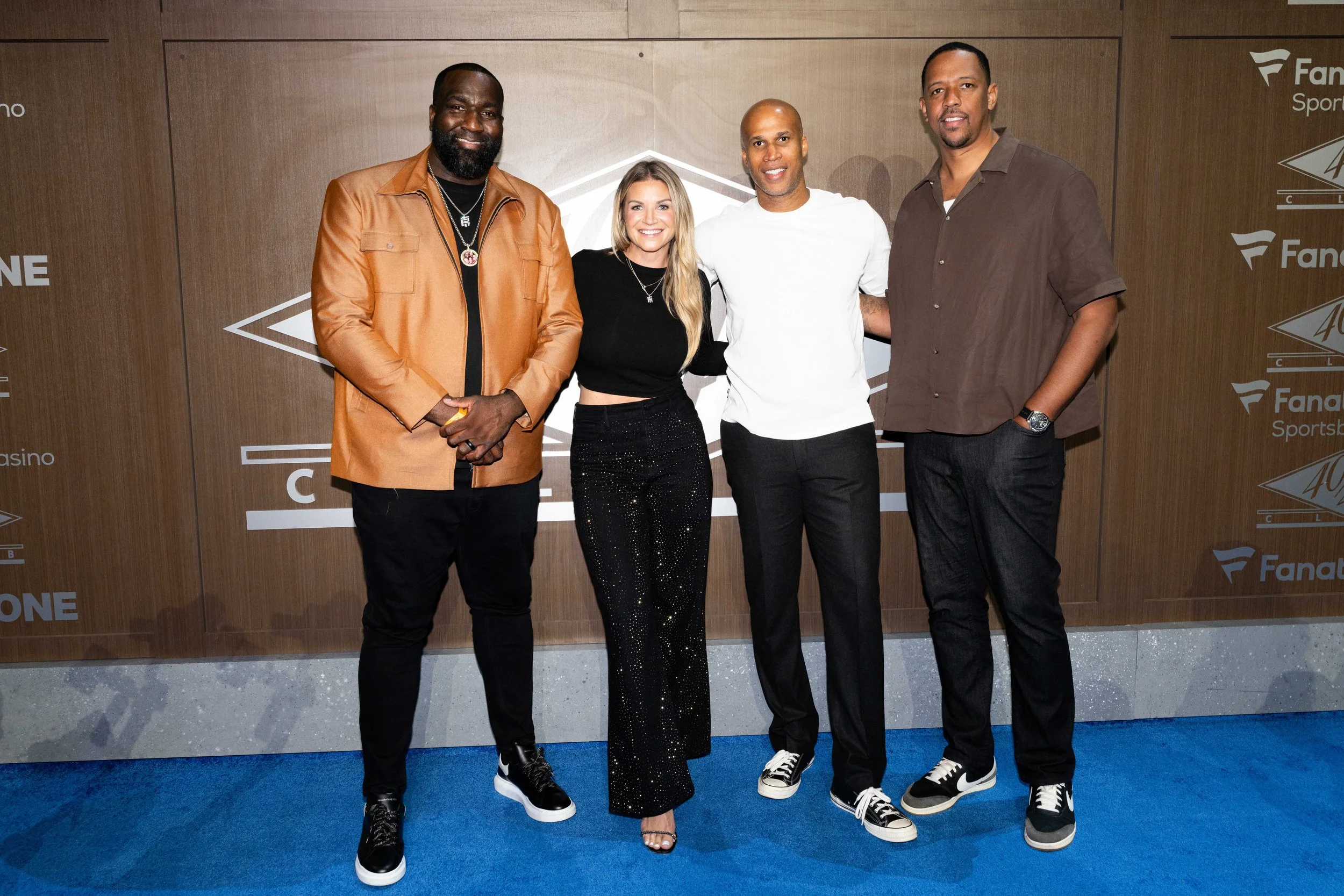 Kendrick Perkins, Richard Jefferson, and Channing Frye at The 40/40 Club at Fanatics Fest 2026