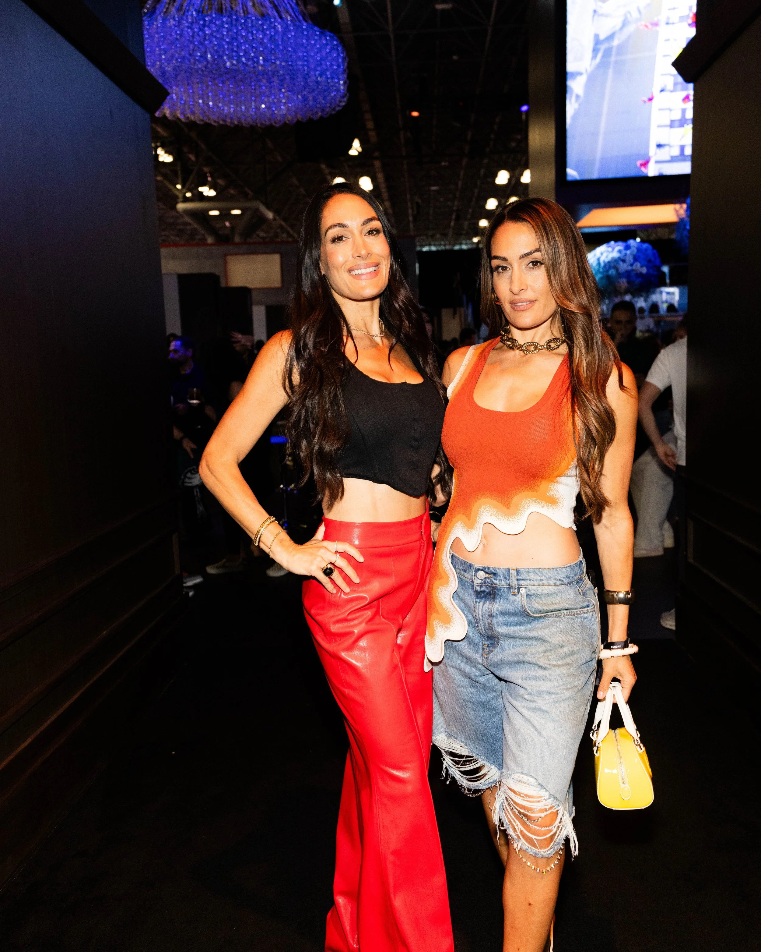 Brie Garcia and Nikki Garcia at The 40/40 Club at Fanatics Fest 2026