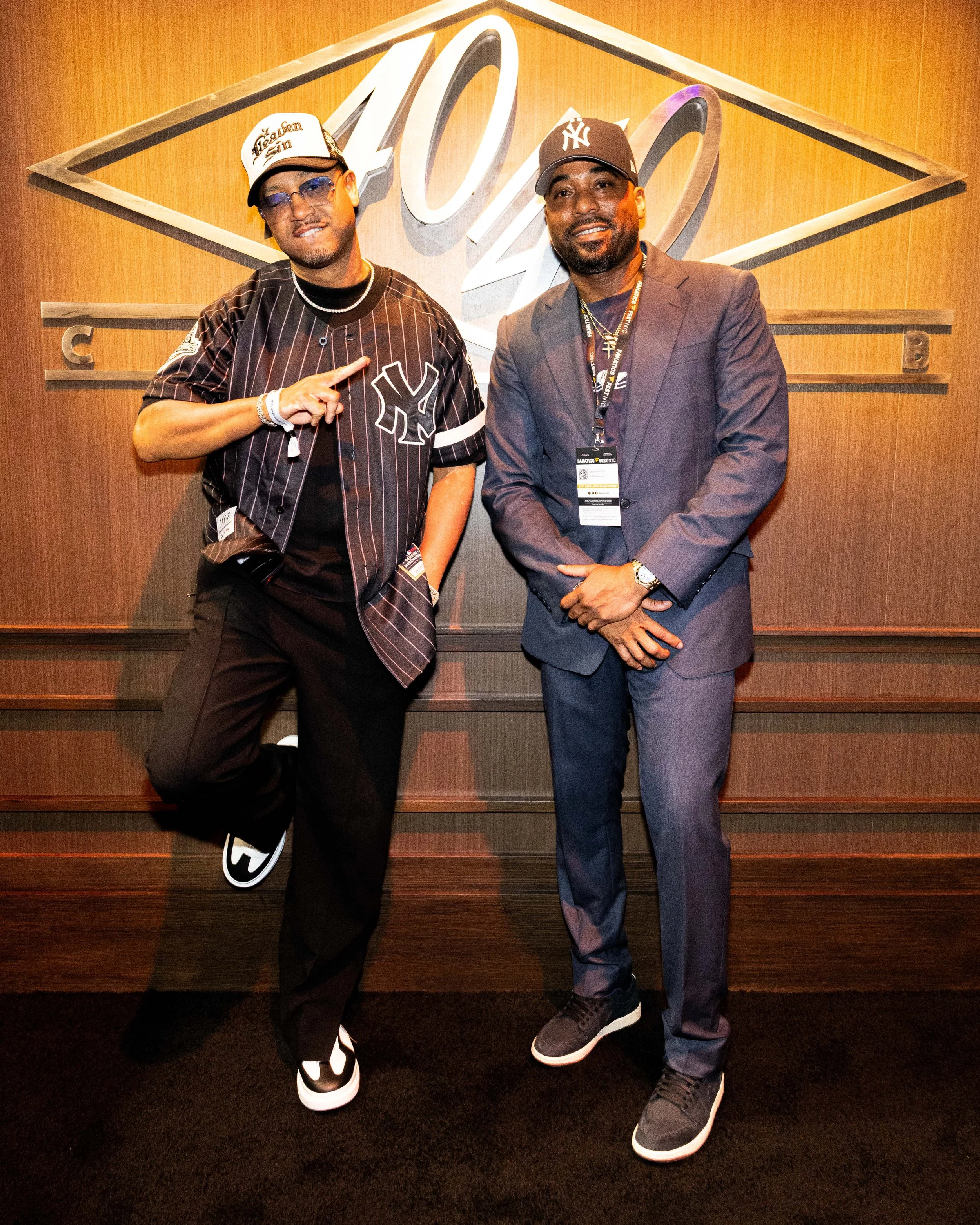 Terrence J and Sheldon Robinson at The 40/40 Club at Fanatics Fest