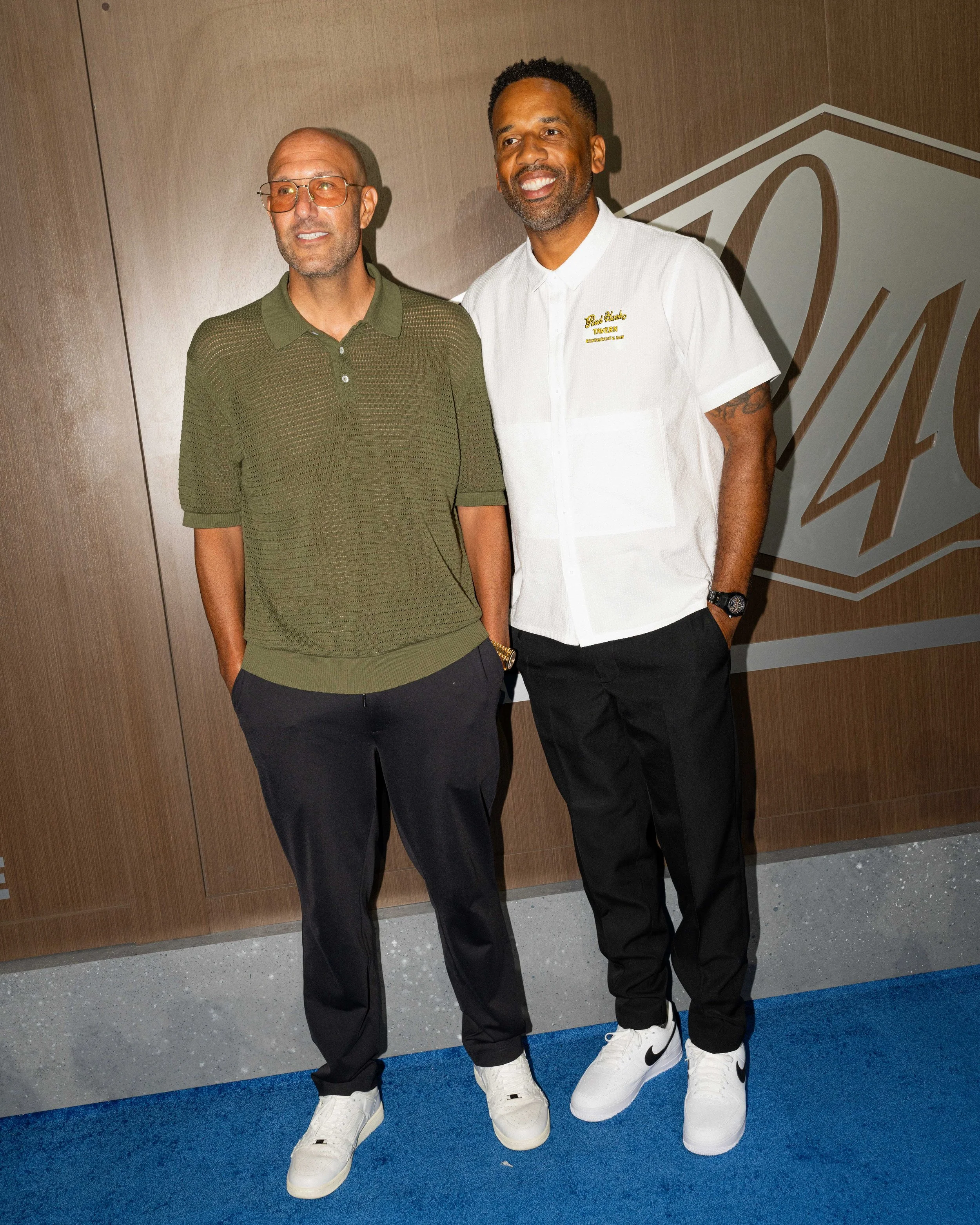 Rich Kleiman and Maverick Carter at The 40/40 Club at Fanatics Fest