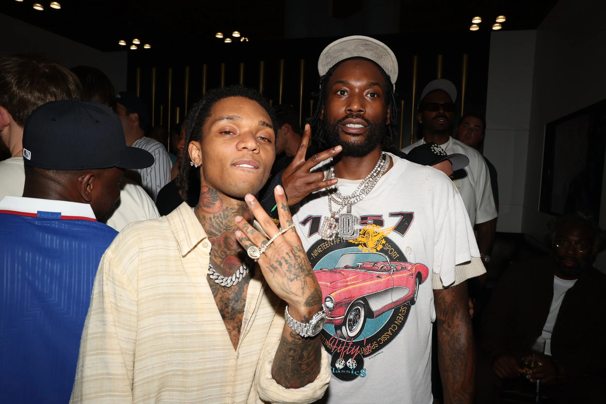 Swae Lee and Meek Mill at The 40/40 Club at Fanatics Fest 2026