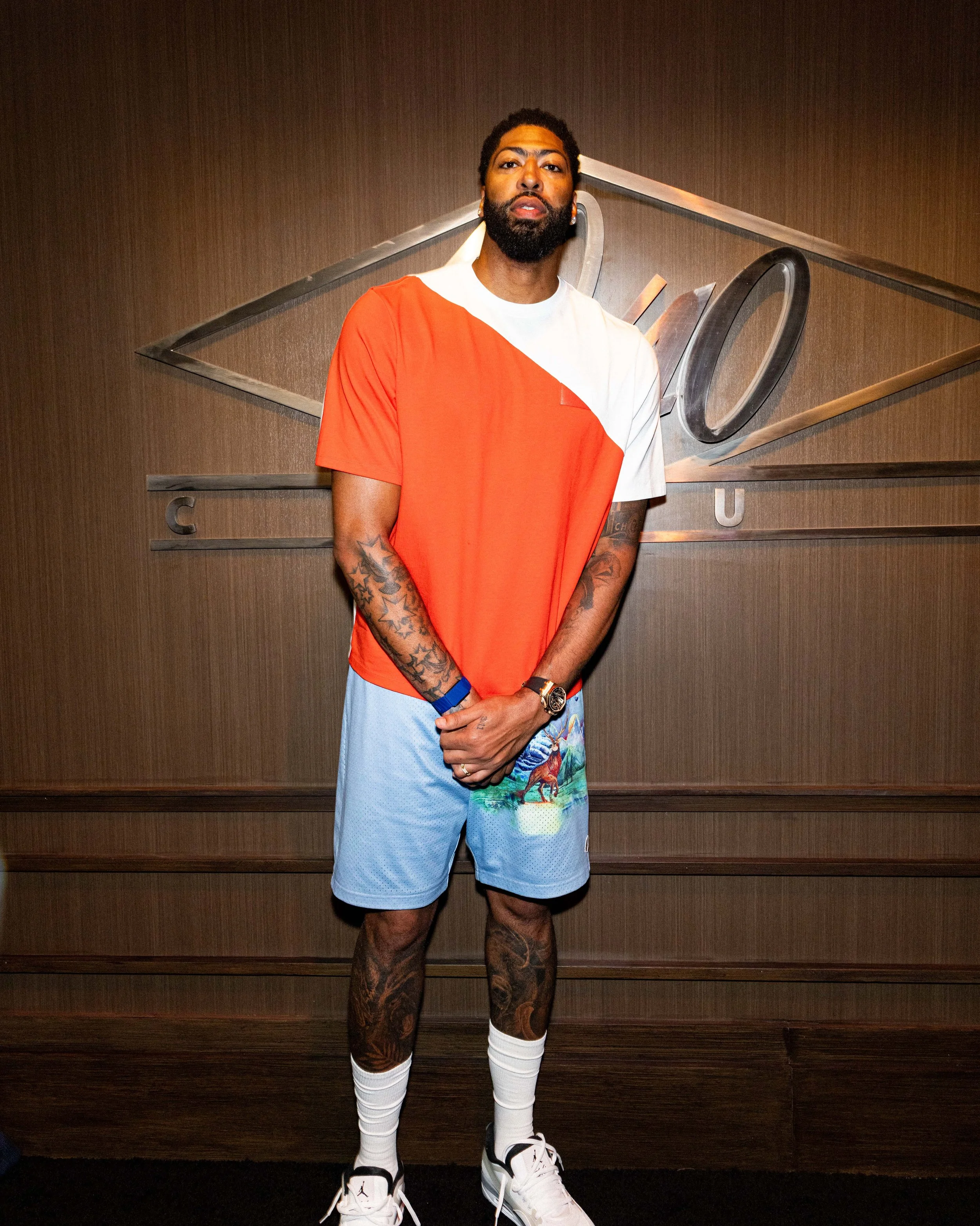 Anthony Davis at The 40/40 Club at Fanatics Fest
