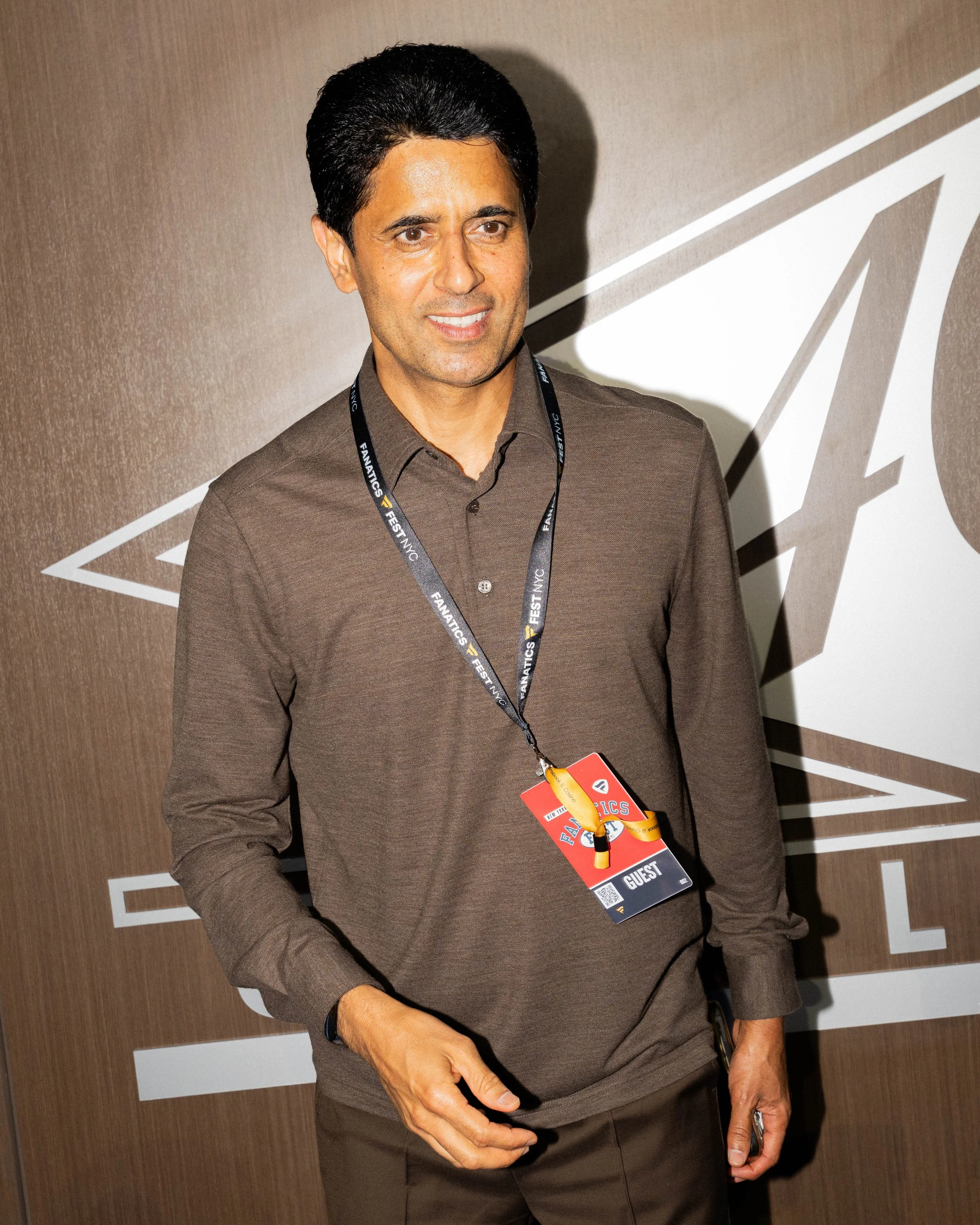 Nasser Al-Khelaifi at The 40/40 Club at Fanatics Fest 2026