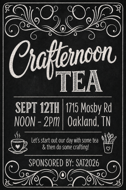 Crafternoon Tea