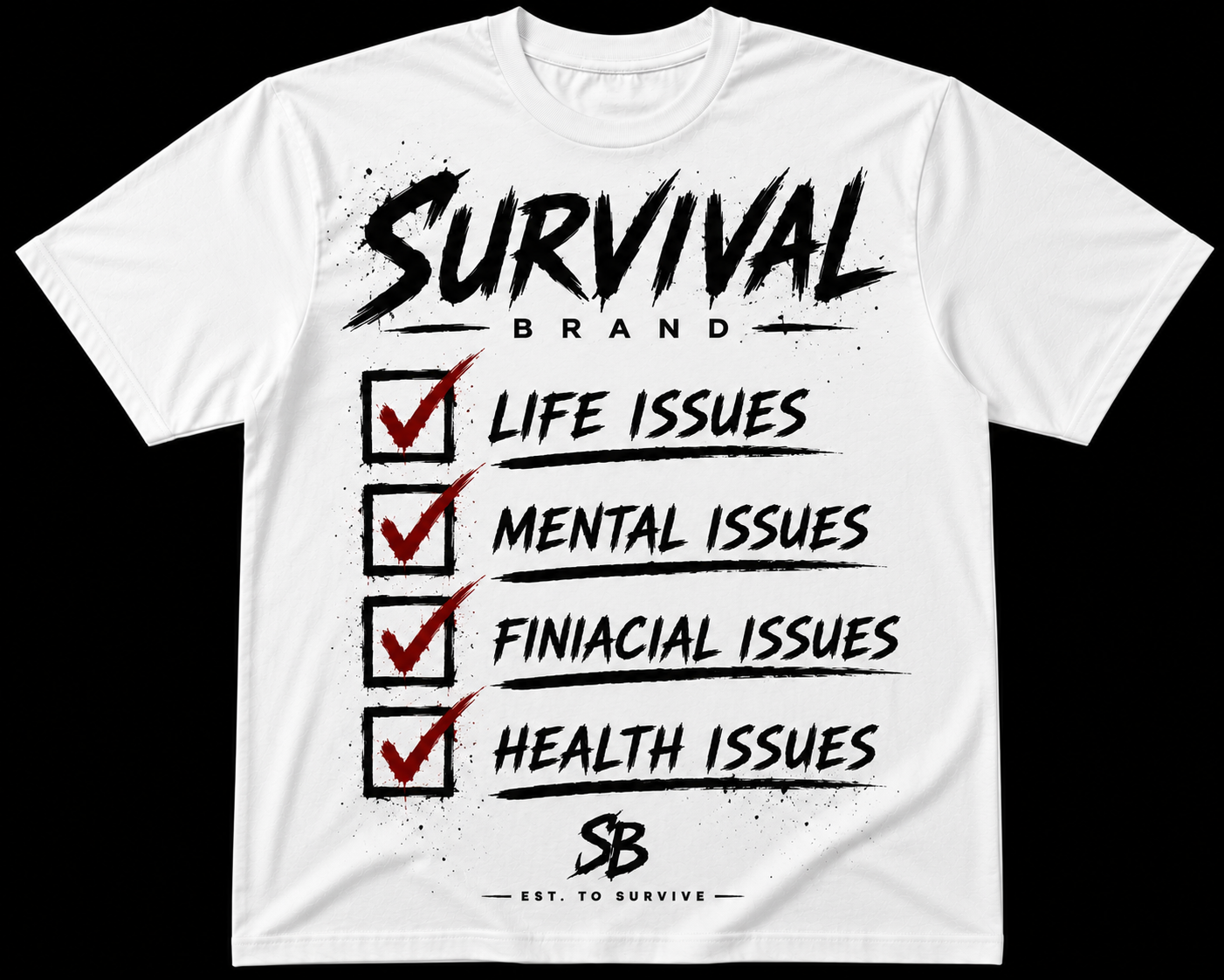 Still Surviving Shirt / White