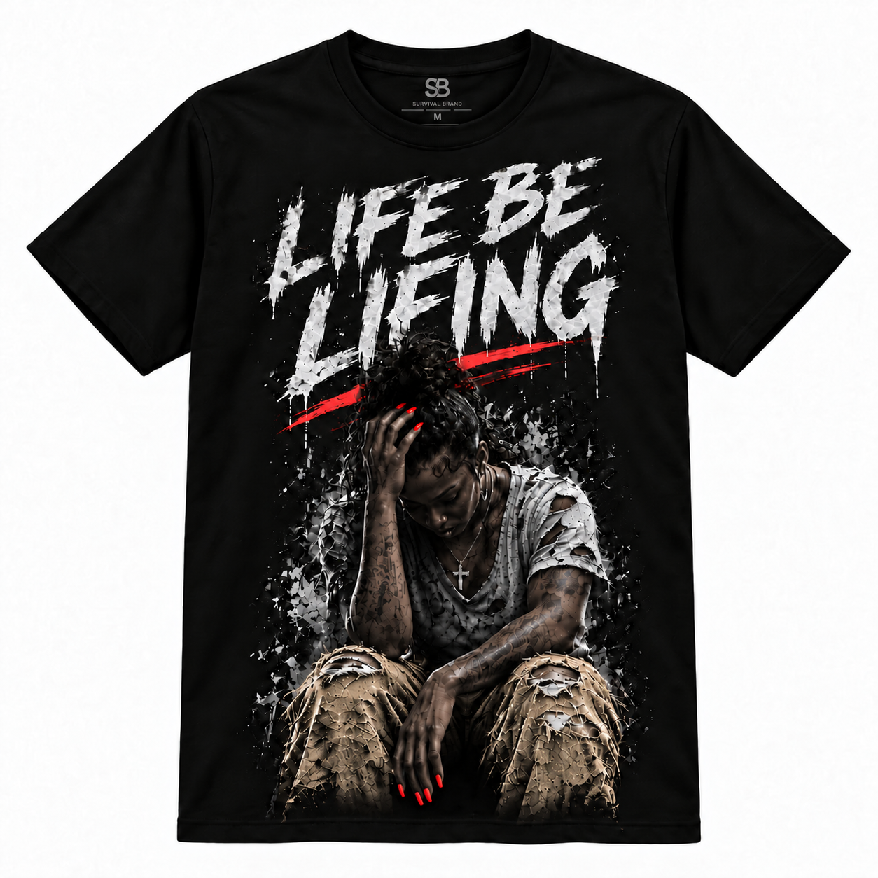 LIFE BE LIFING tee with khaki pants.png