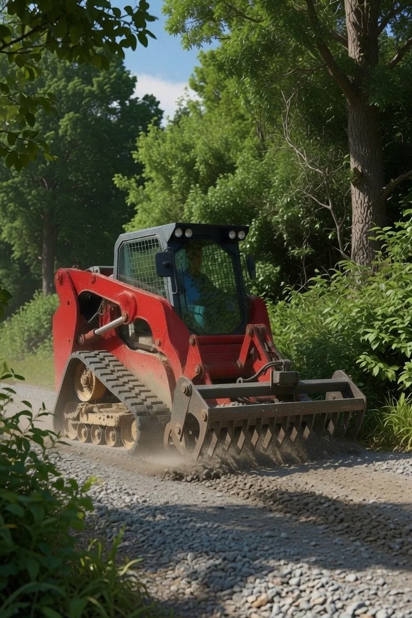 gravel grading and right of way management