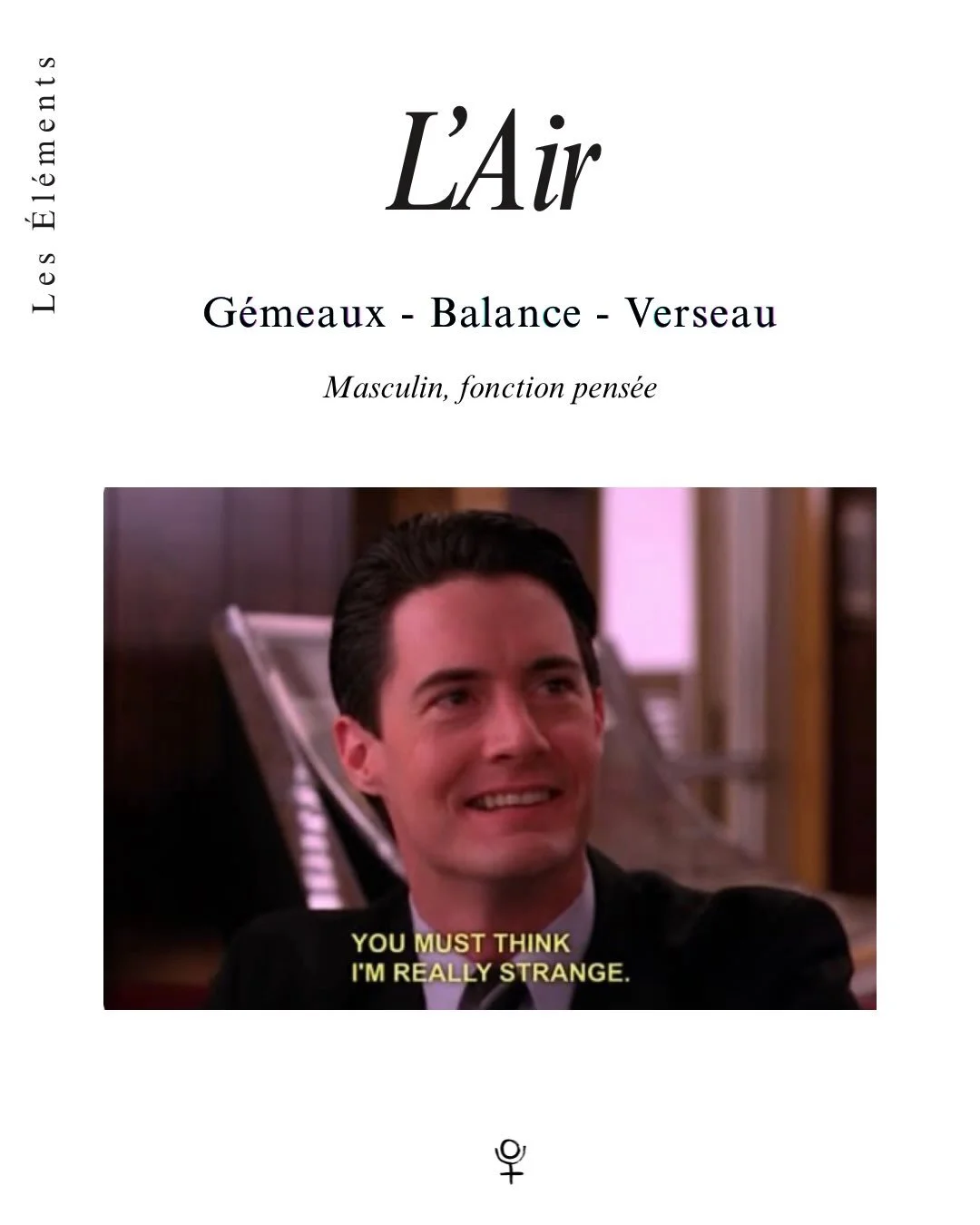 Tuto : l&rsquo;&eacute;l&eacute;ment Air dominant dans un th&egrave;me (g&eacute;meaux, balance, verseau).