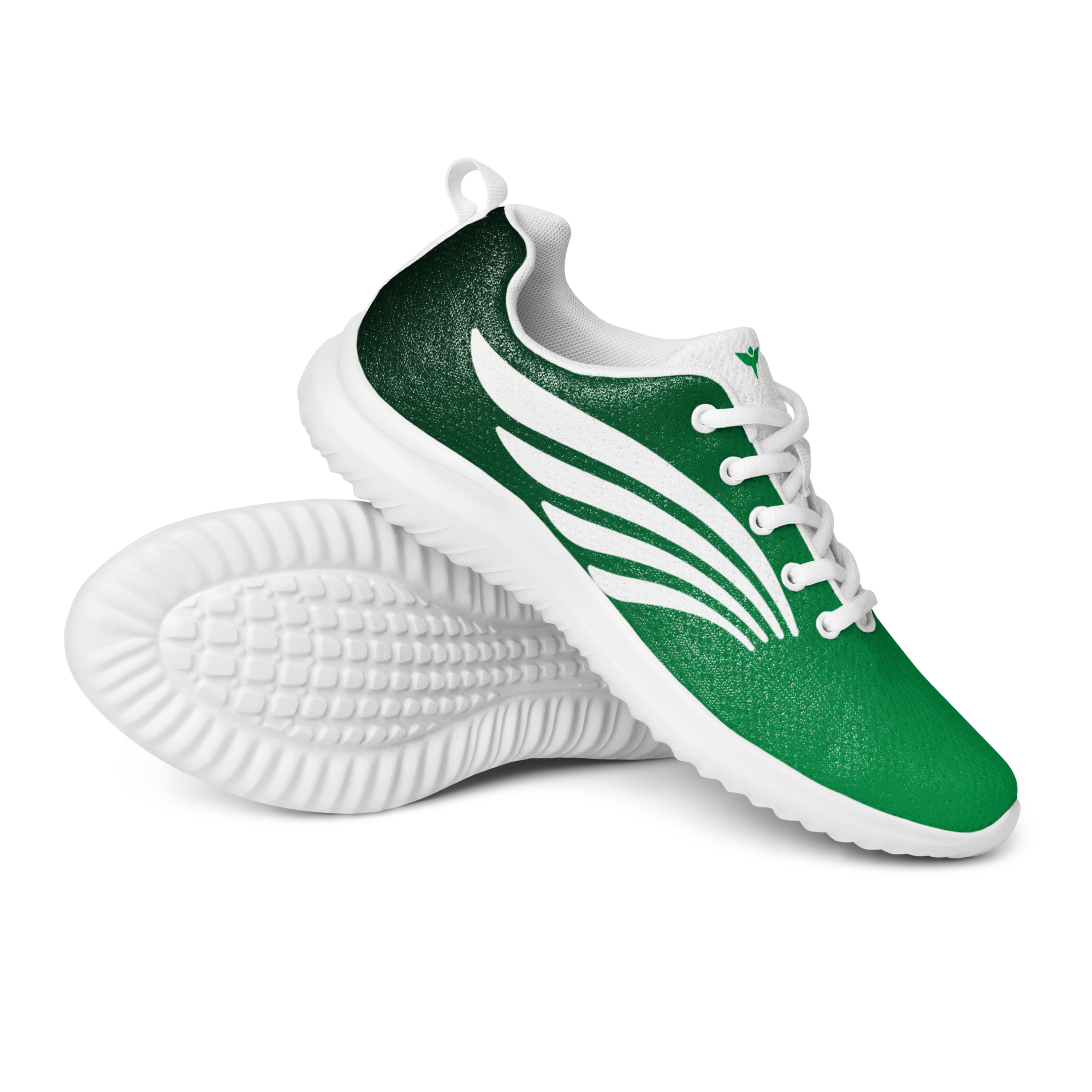 Green tennis sneakers