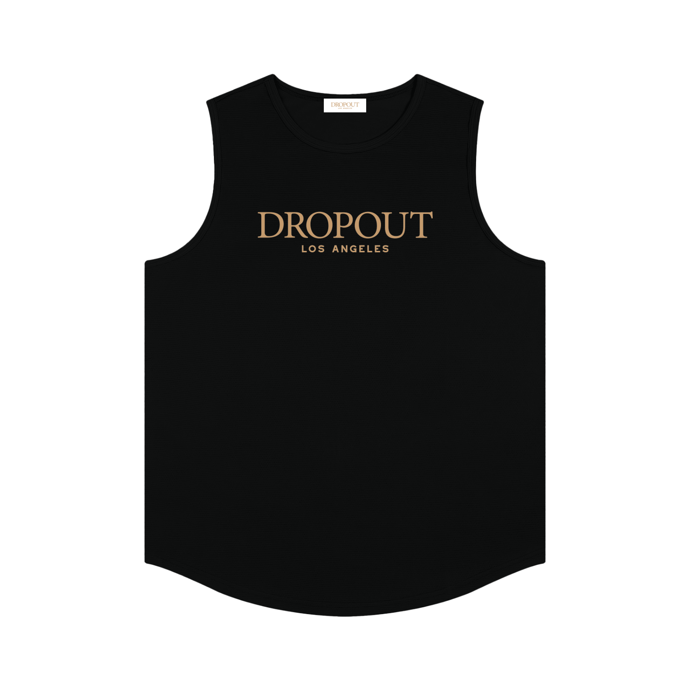 Dropout Gold Classic Wing White Lightweight Tank Vest