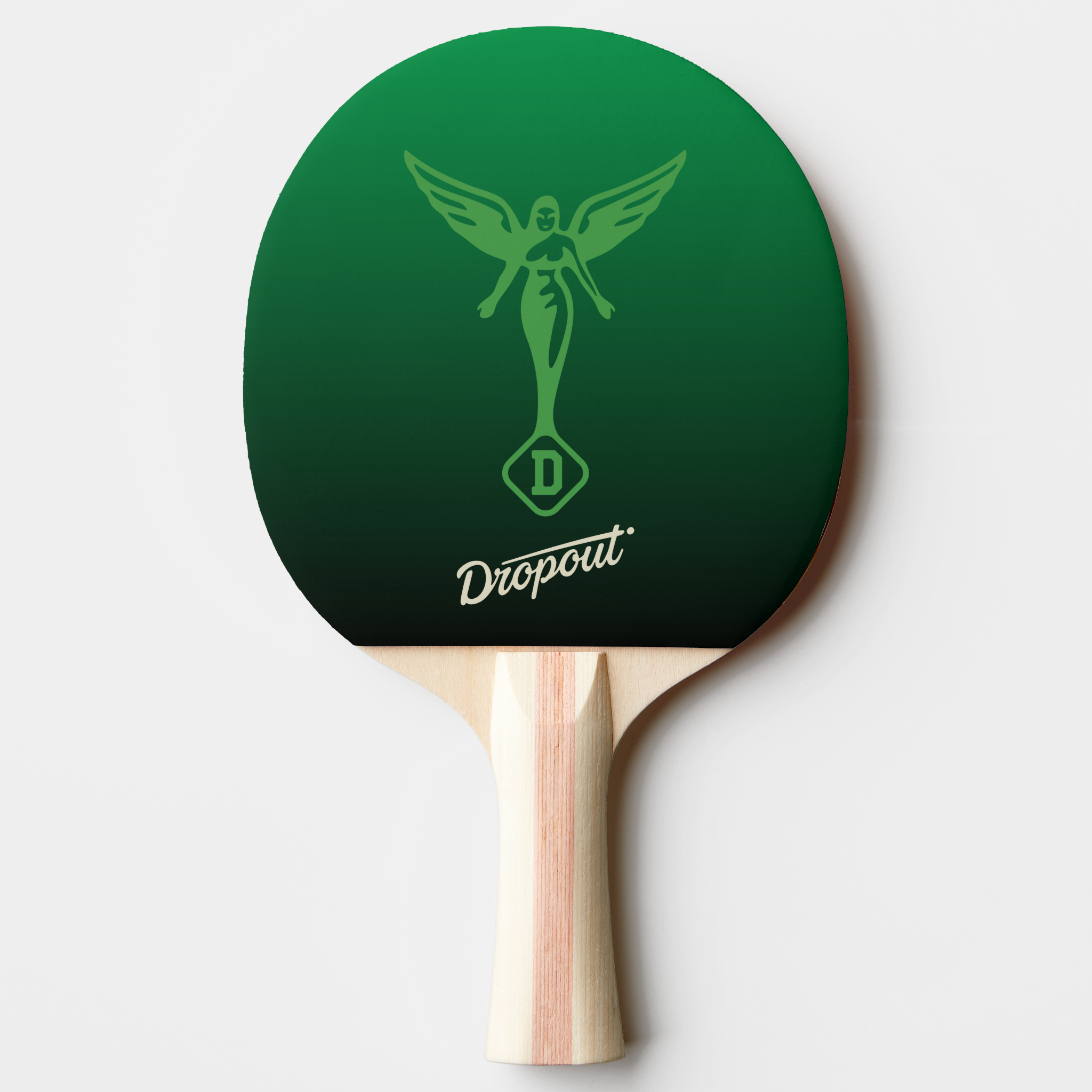 Zazzle Dropout Angel Green Ping Pong Paddle (Back).png