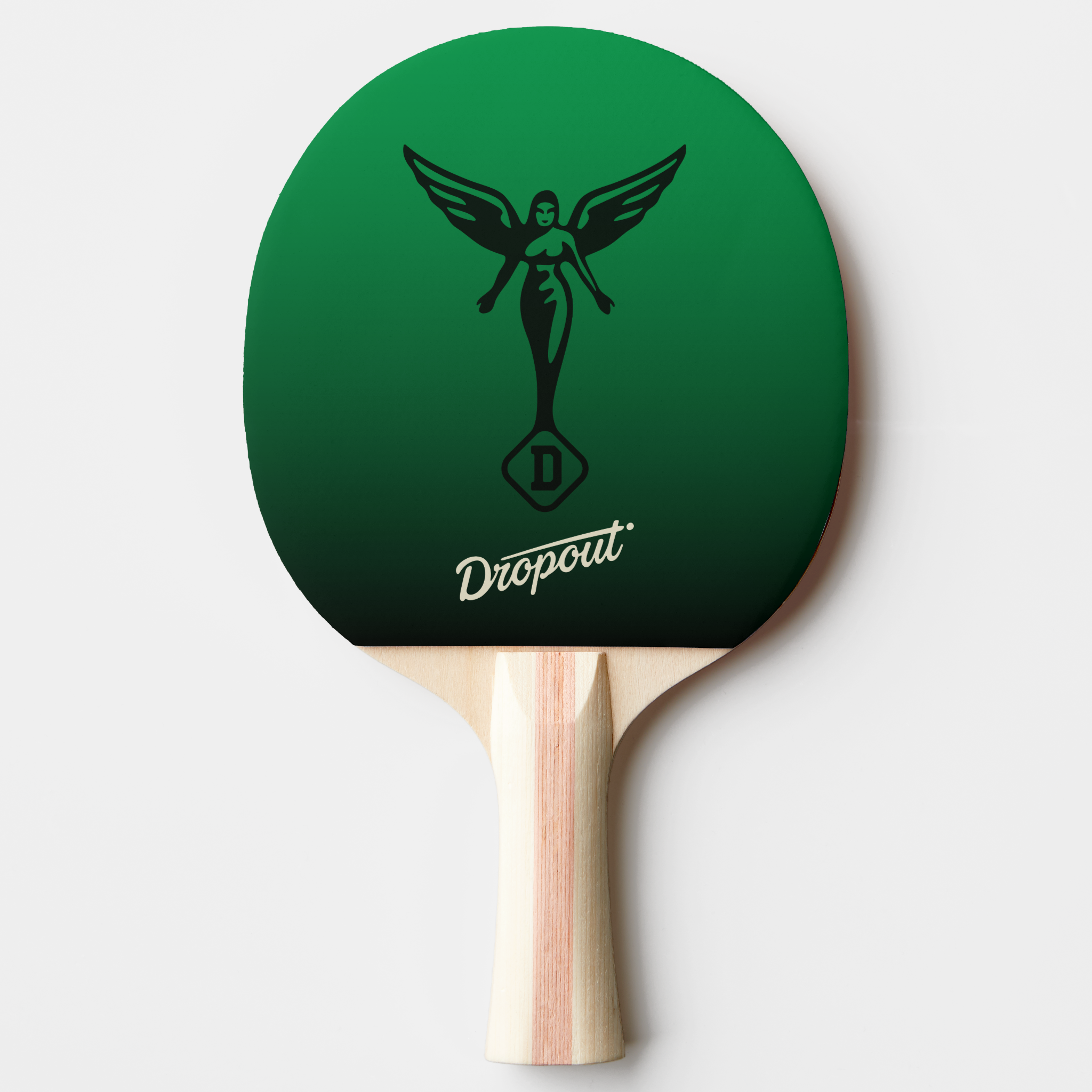 Dropout Vintage Angel - Green Ping Pong Paddle