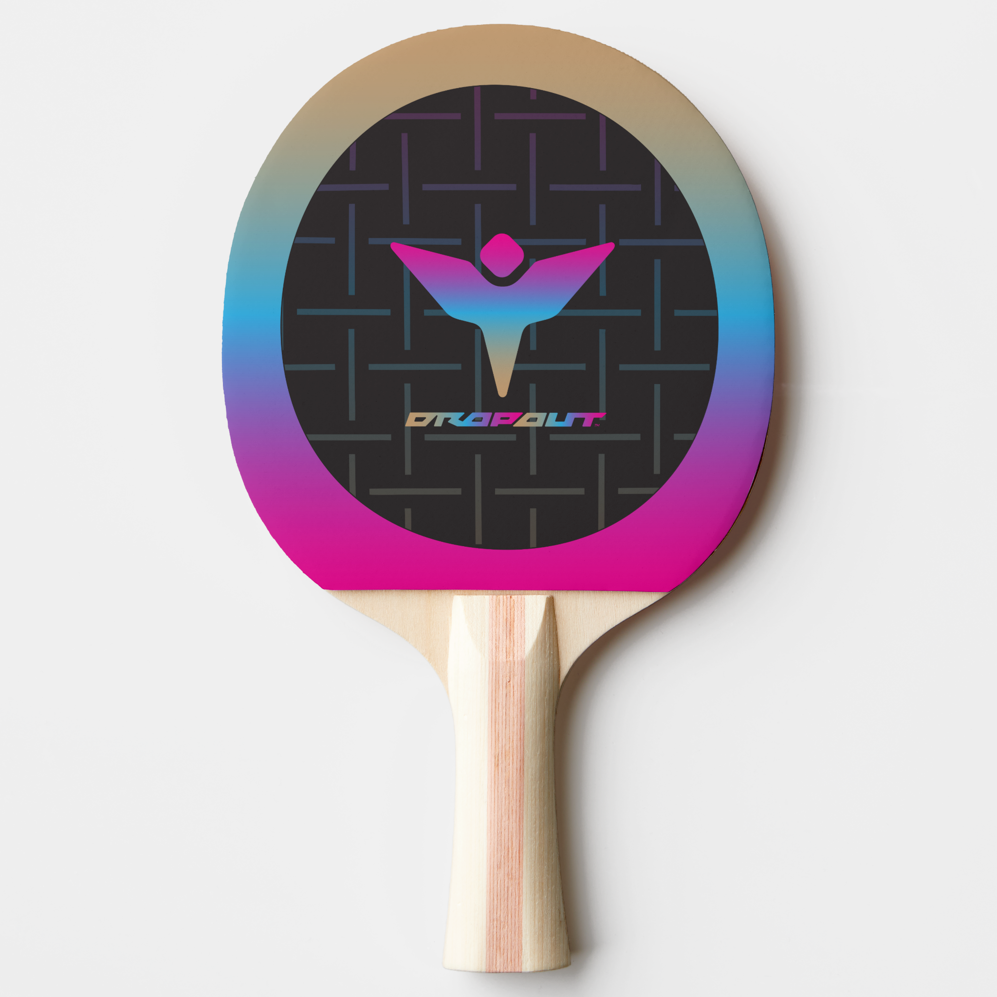 Dropout Neon 90's Ping Pong Paddle