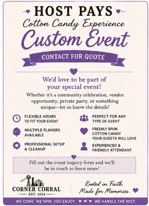 Host Pays - Custom Event