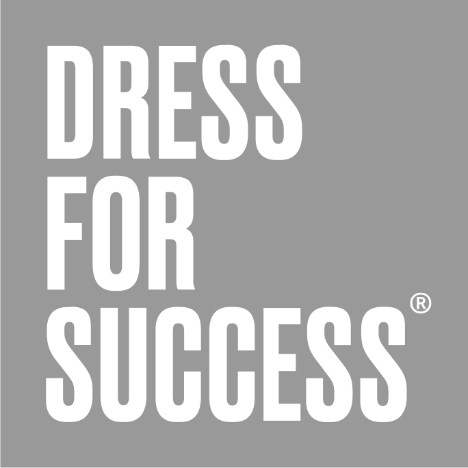 Dress For Success logo, a client of Aimee Cohen