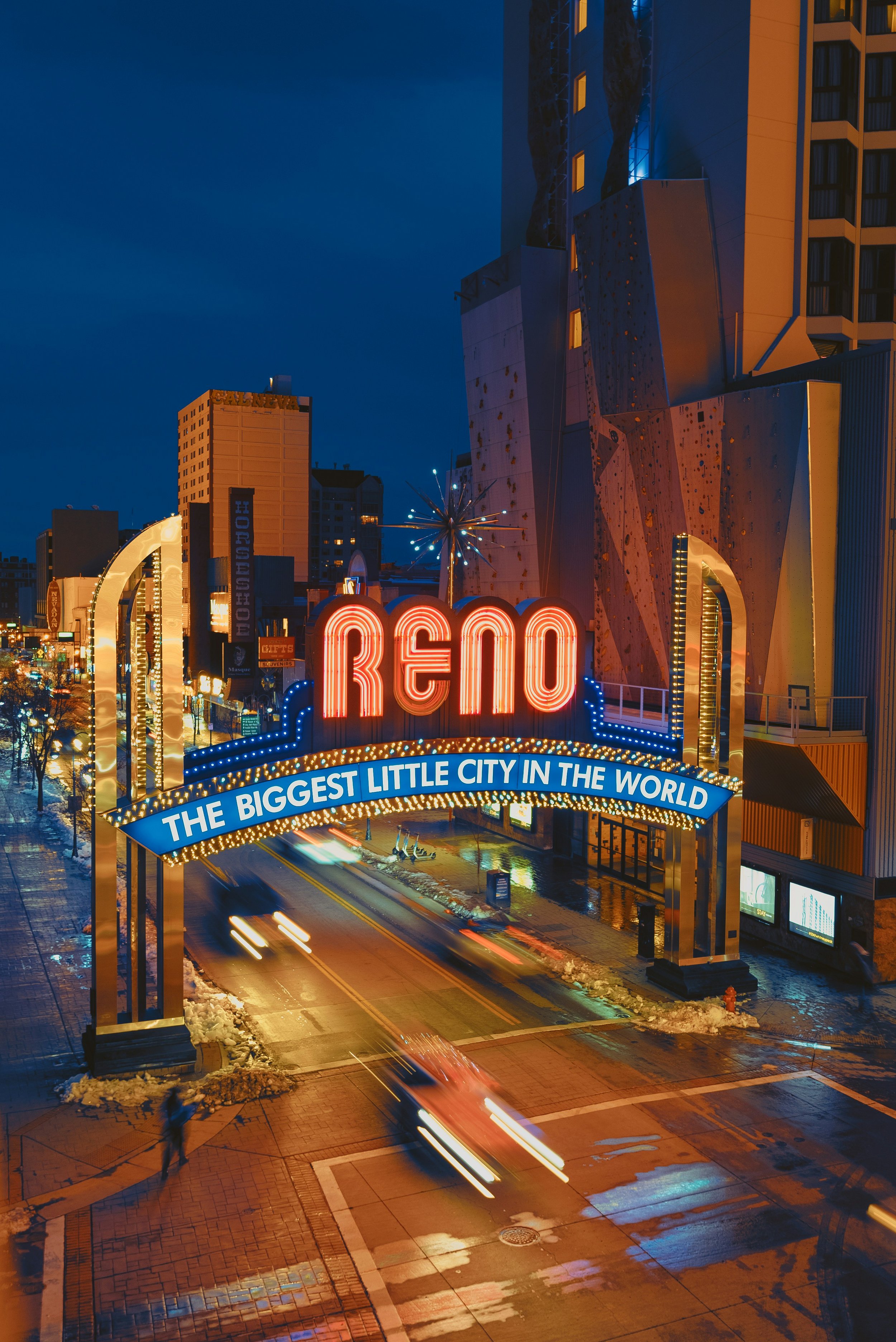 The famous Reno sign: The Biggest Little City I the World