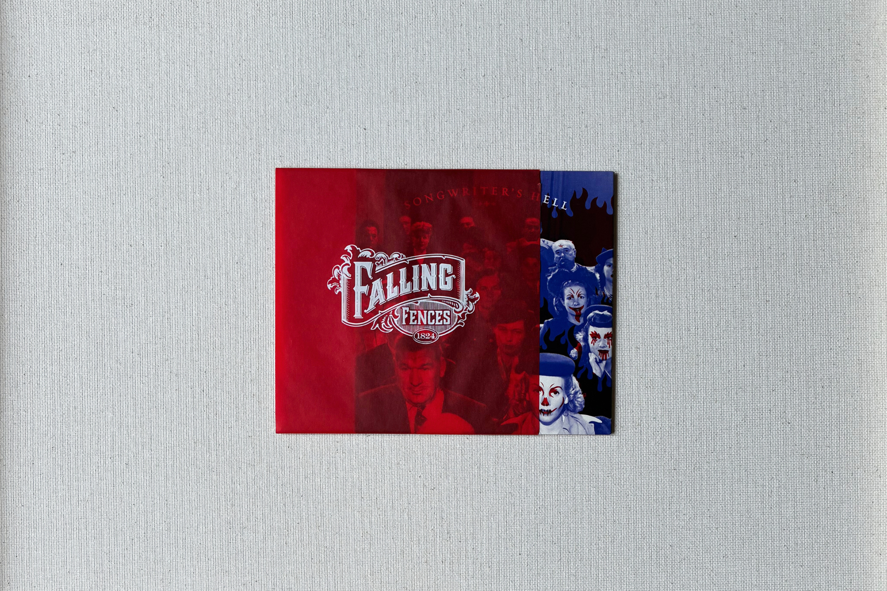 Interior packaging Songwriter’s Hell by Falling Fences.