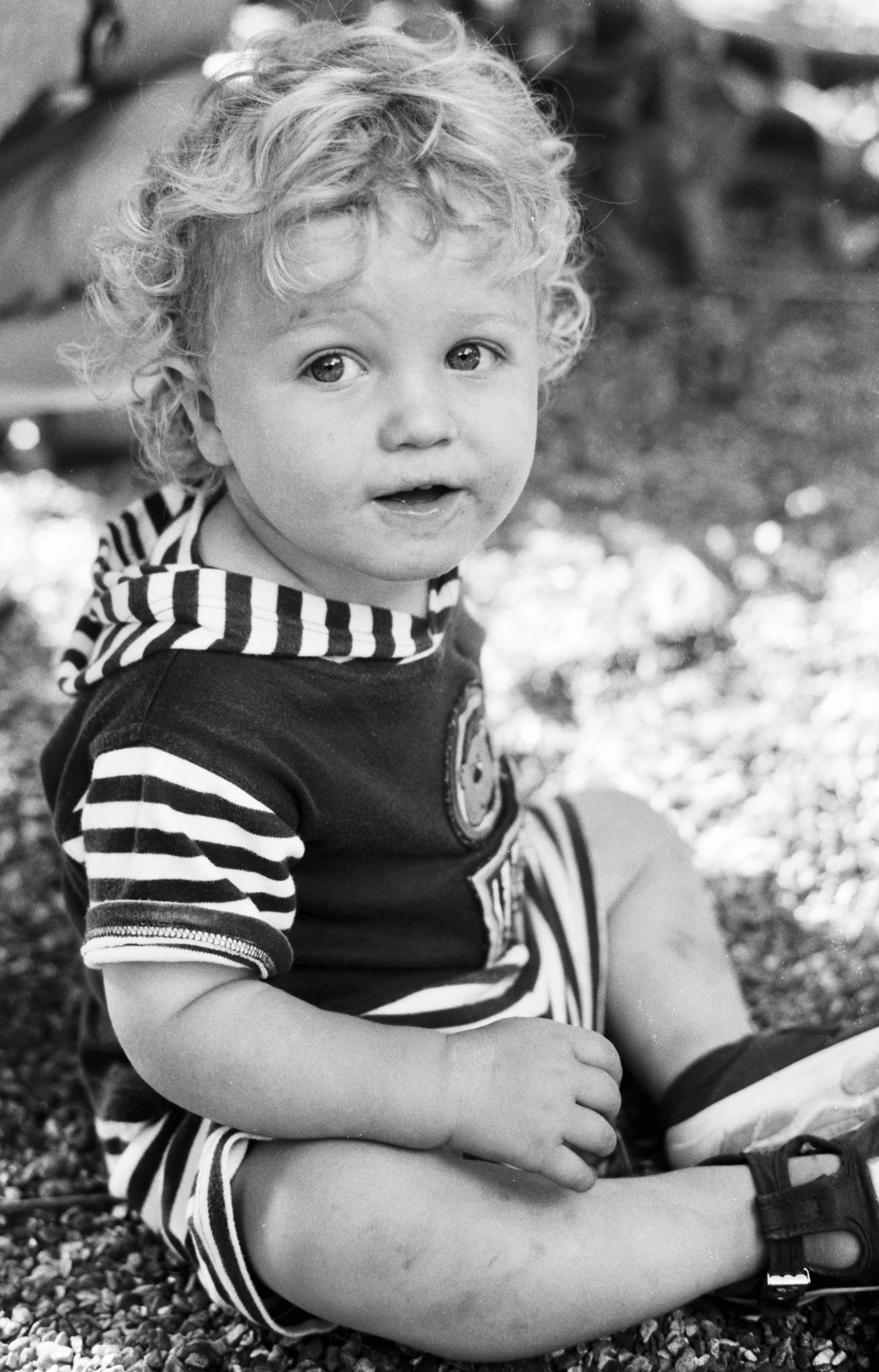children's black and white portrait photographer