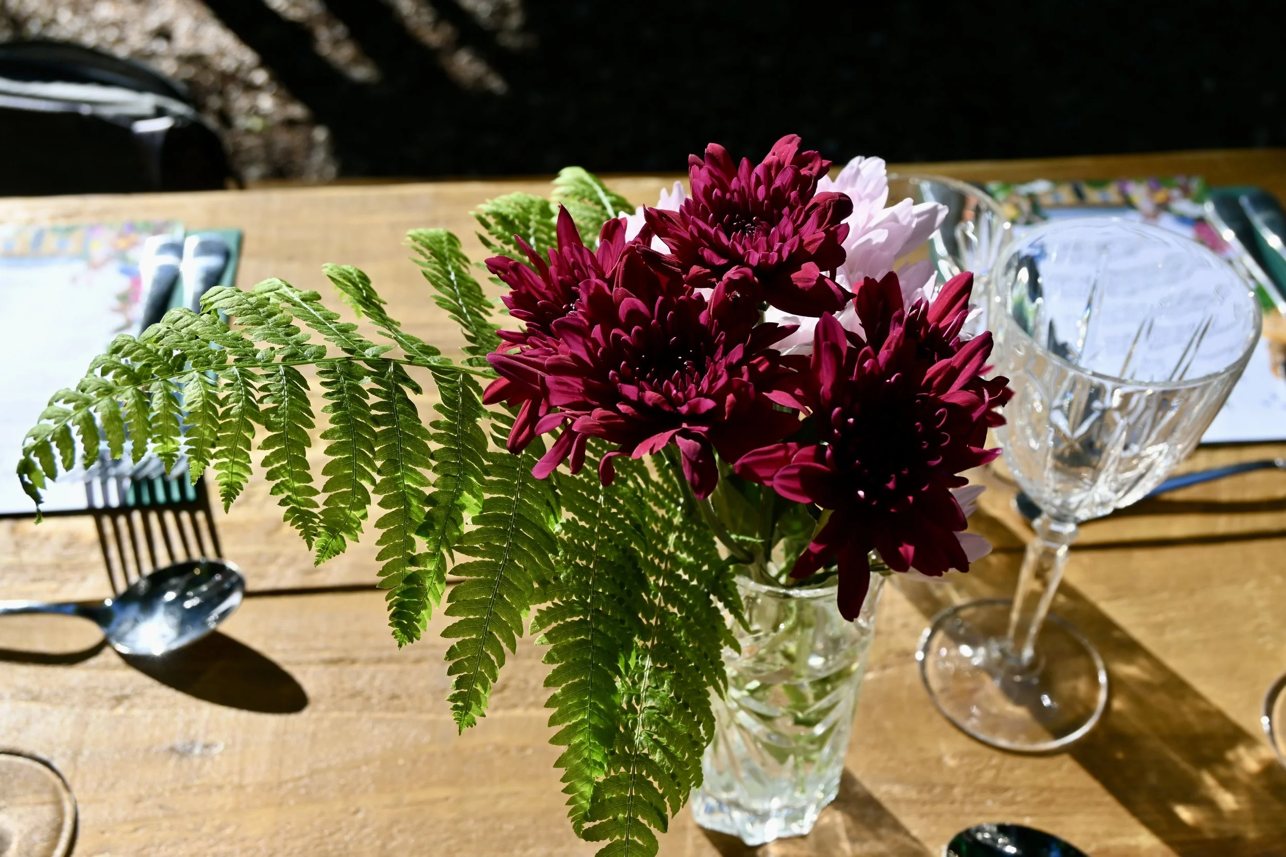 table setting woodland feast photography
