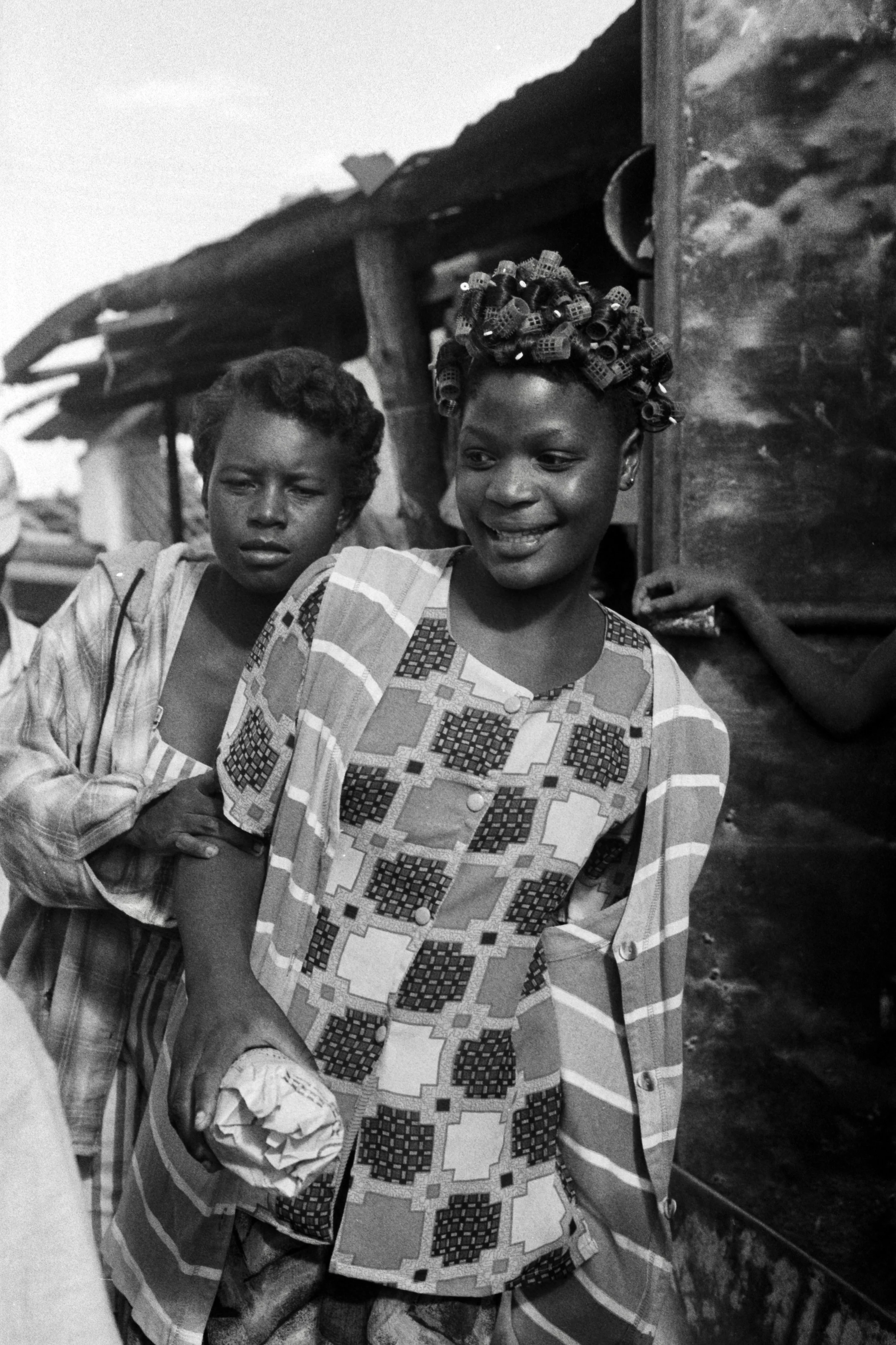 lady with curlers Copperbelt Zambia