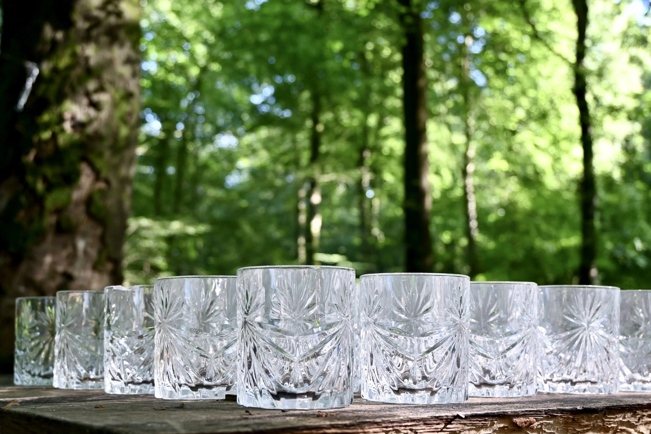 outside dining event photography