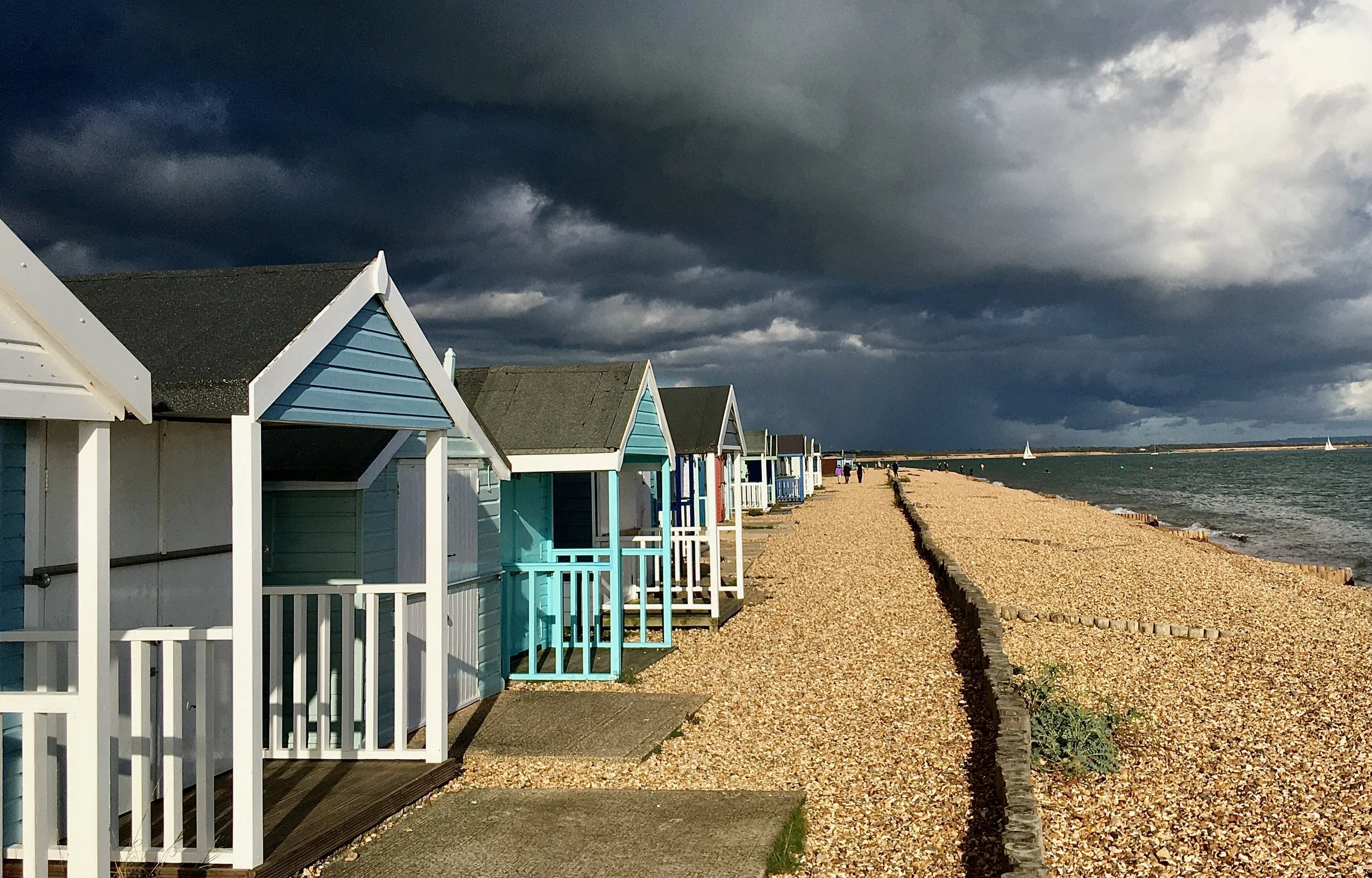 Beach Huts Landscape Photography