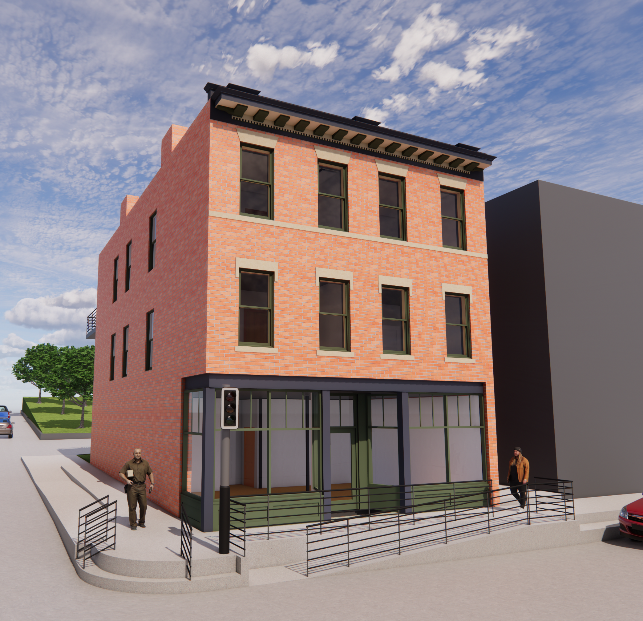 Rendering of 1701 Central Ave